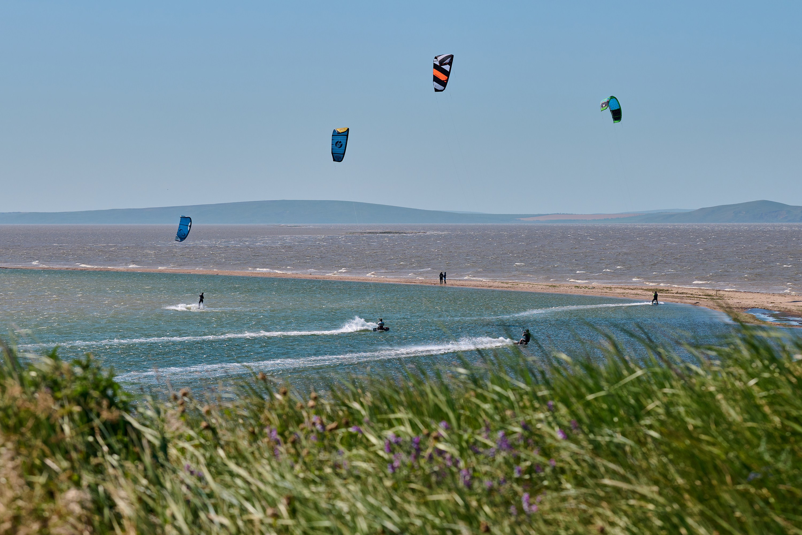 Благовещенская, коса Голенькая, кайтинг, кайтсерфинг