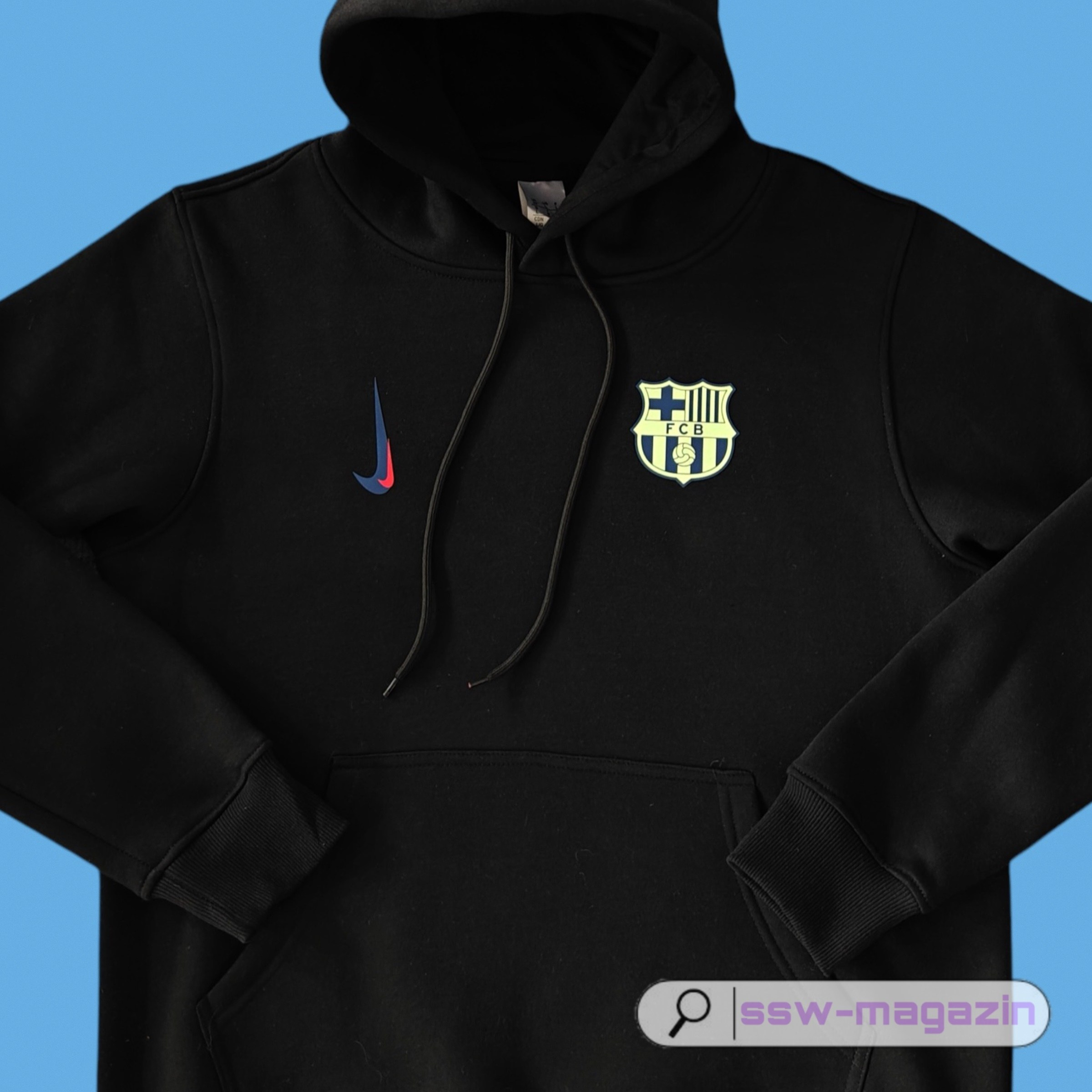 Худи Barcelona 2025-2026 чёрная купить. Футбольный магазин — ssw_magazin