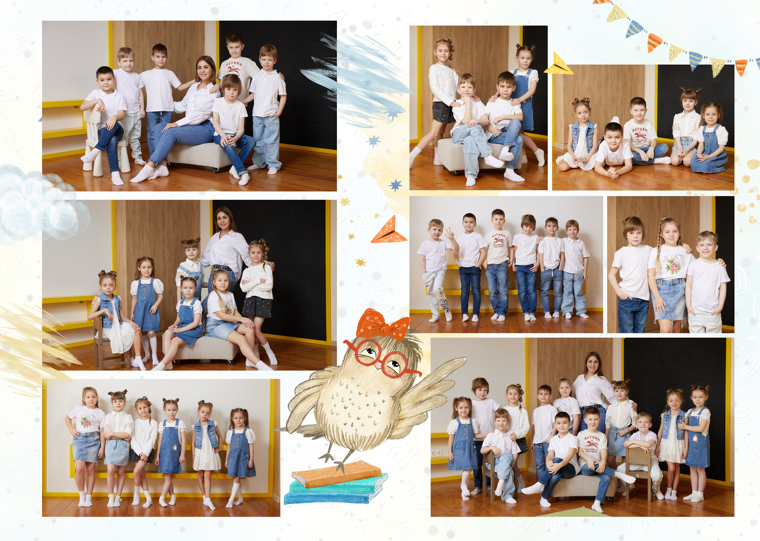 Выпускные альбомы для детского сада. Выпускные альбомы в Томске. Фотограф Сергей Стёпин