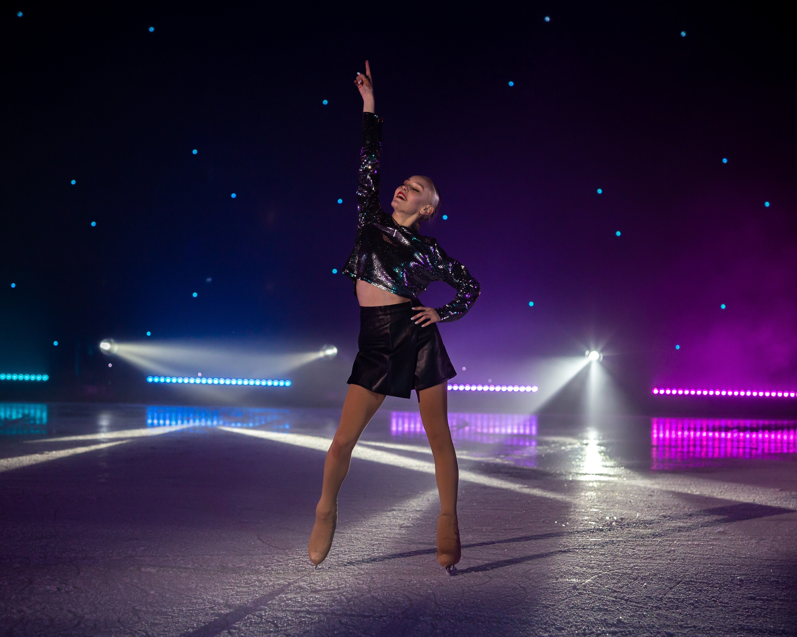 Отчетный концерт. Театр на льду АЛЕКО. Репортажный фотограф в Москве