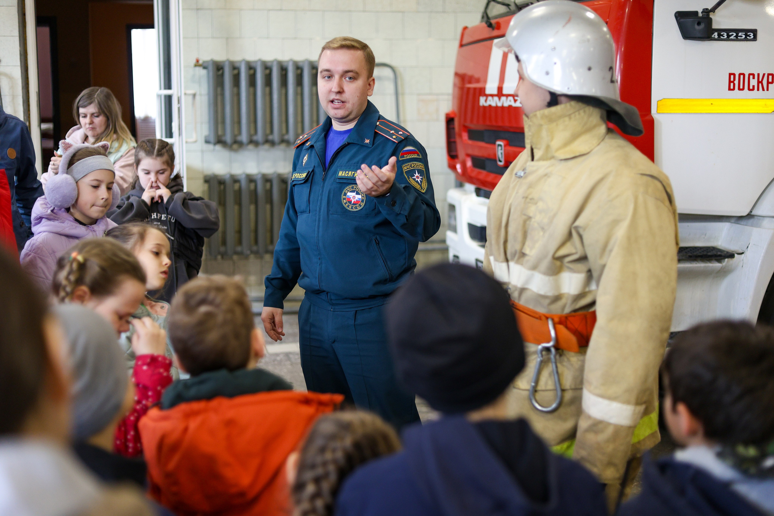 Экскурсия в пожарную часть г. Воскресенск. Вознесенский храм села Барановское