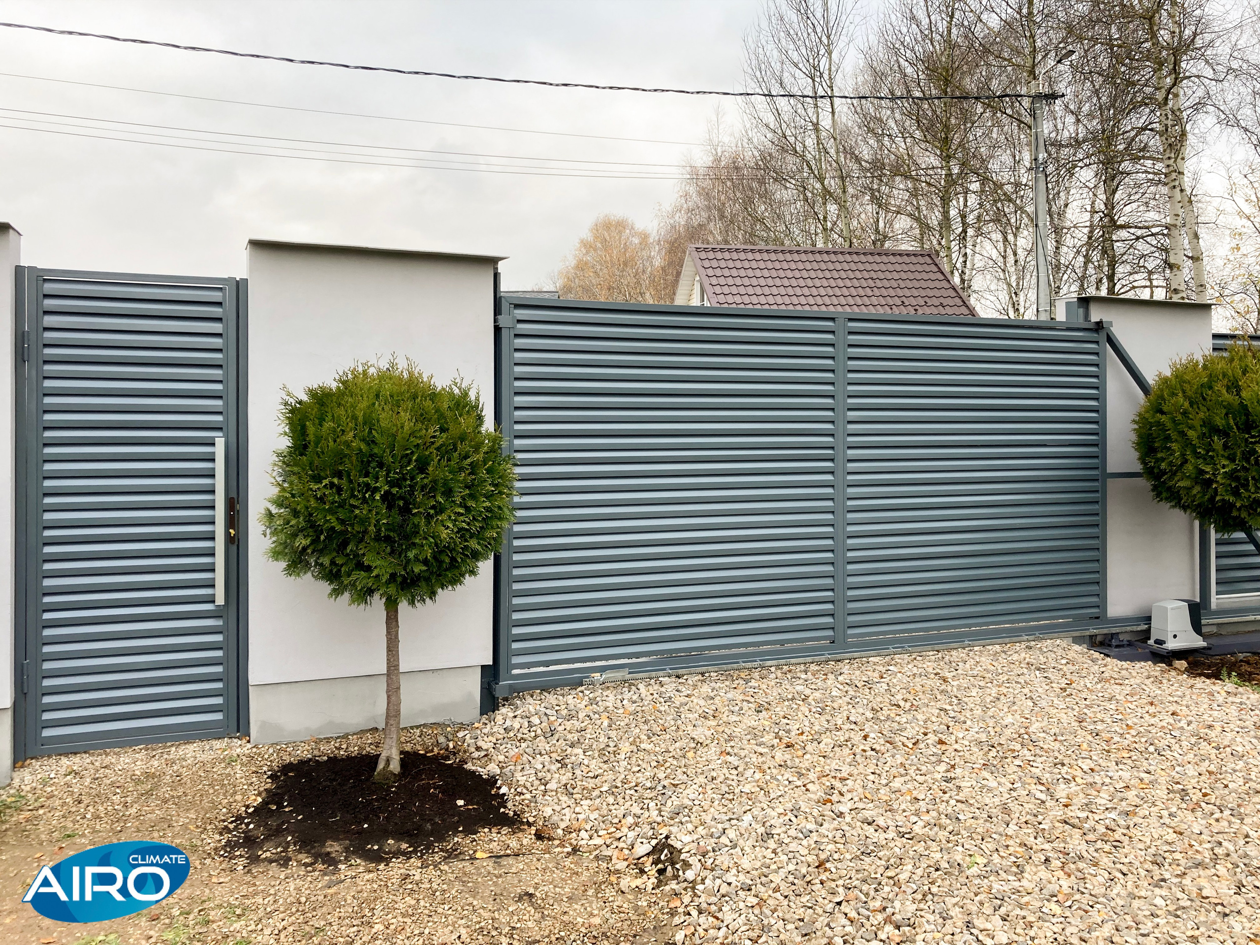 AIRO-HV. Заборы-жалюзи. Производство и монтаж