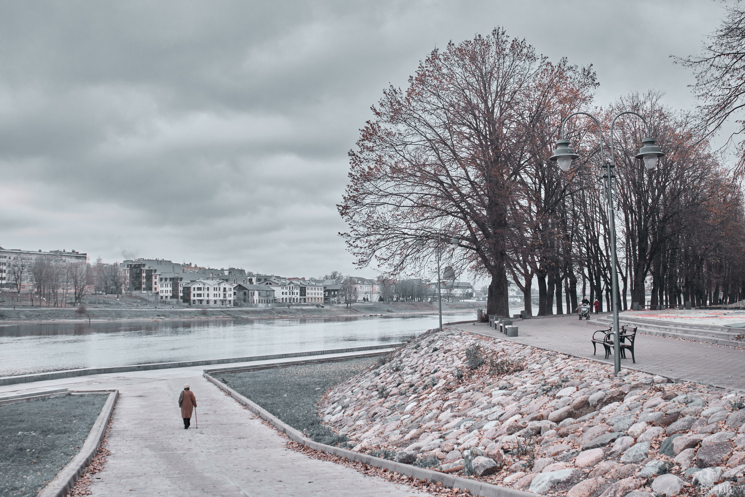 Псков. Ноябрь. Фотографъ Сергѣевъ. Поймать мгновеніе