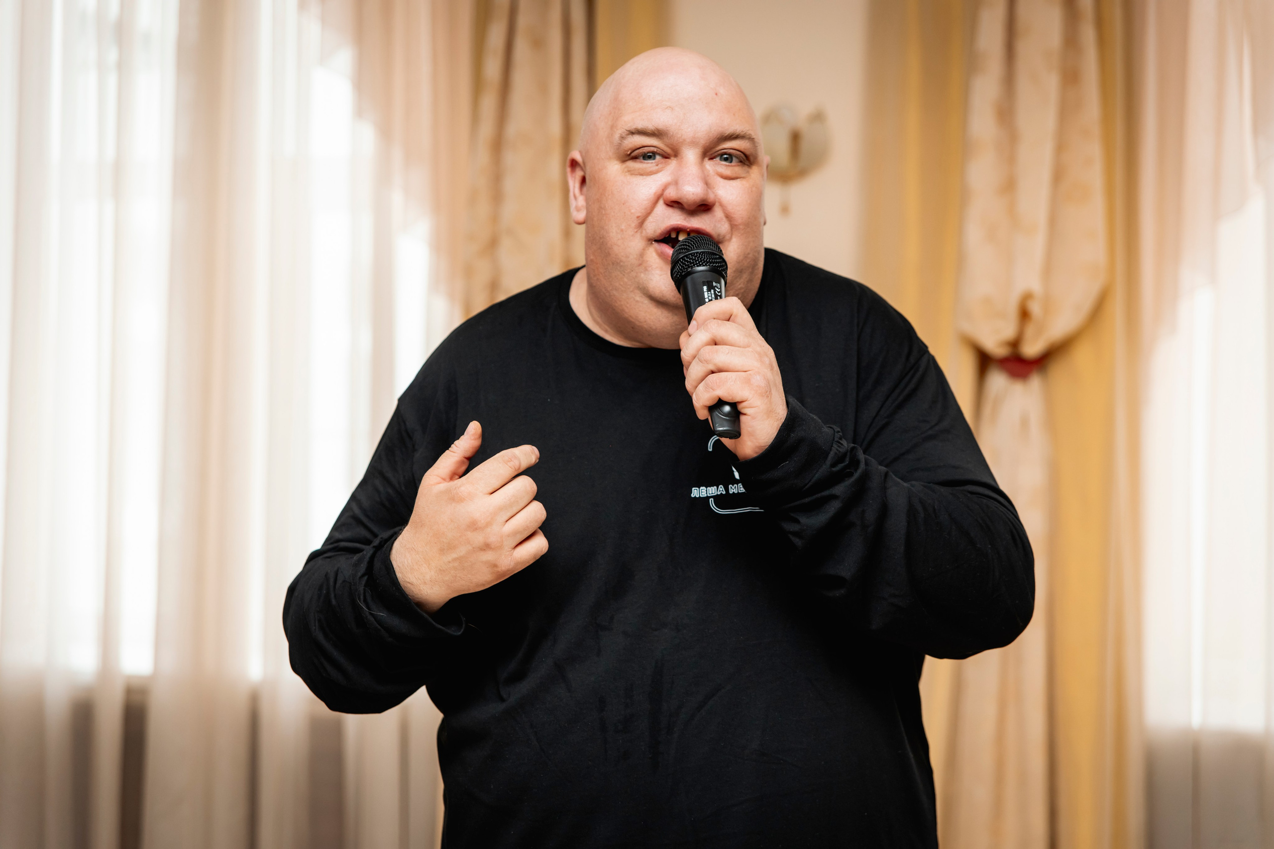 Благотворительное выступление Лёши Медведя в городе Клин для людей с ограниченными возможностями.