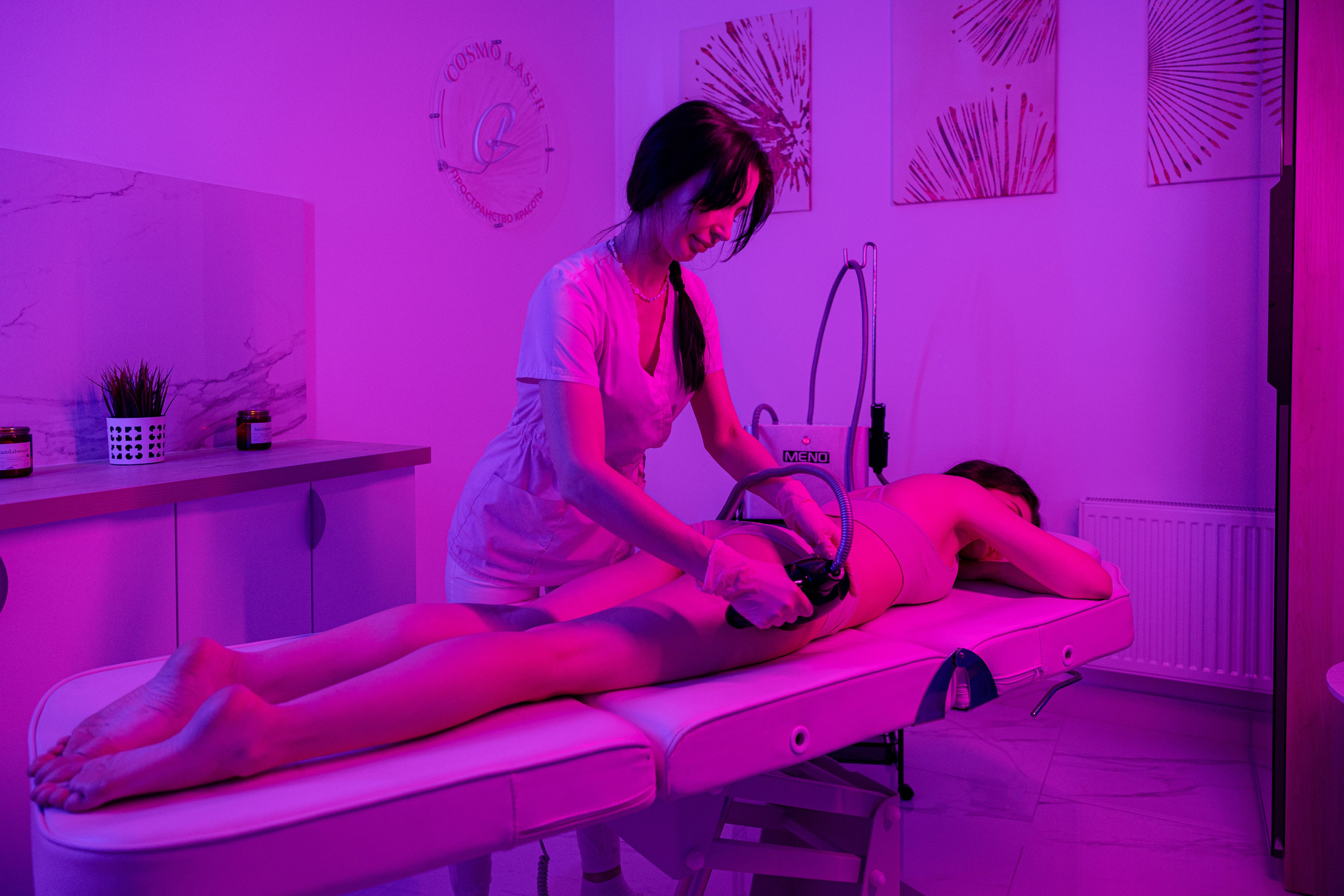 Фотосессия для студии лазерной эпиляции Cosmo Laser в СПб