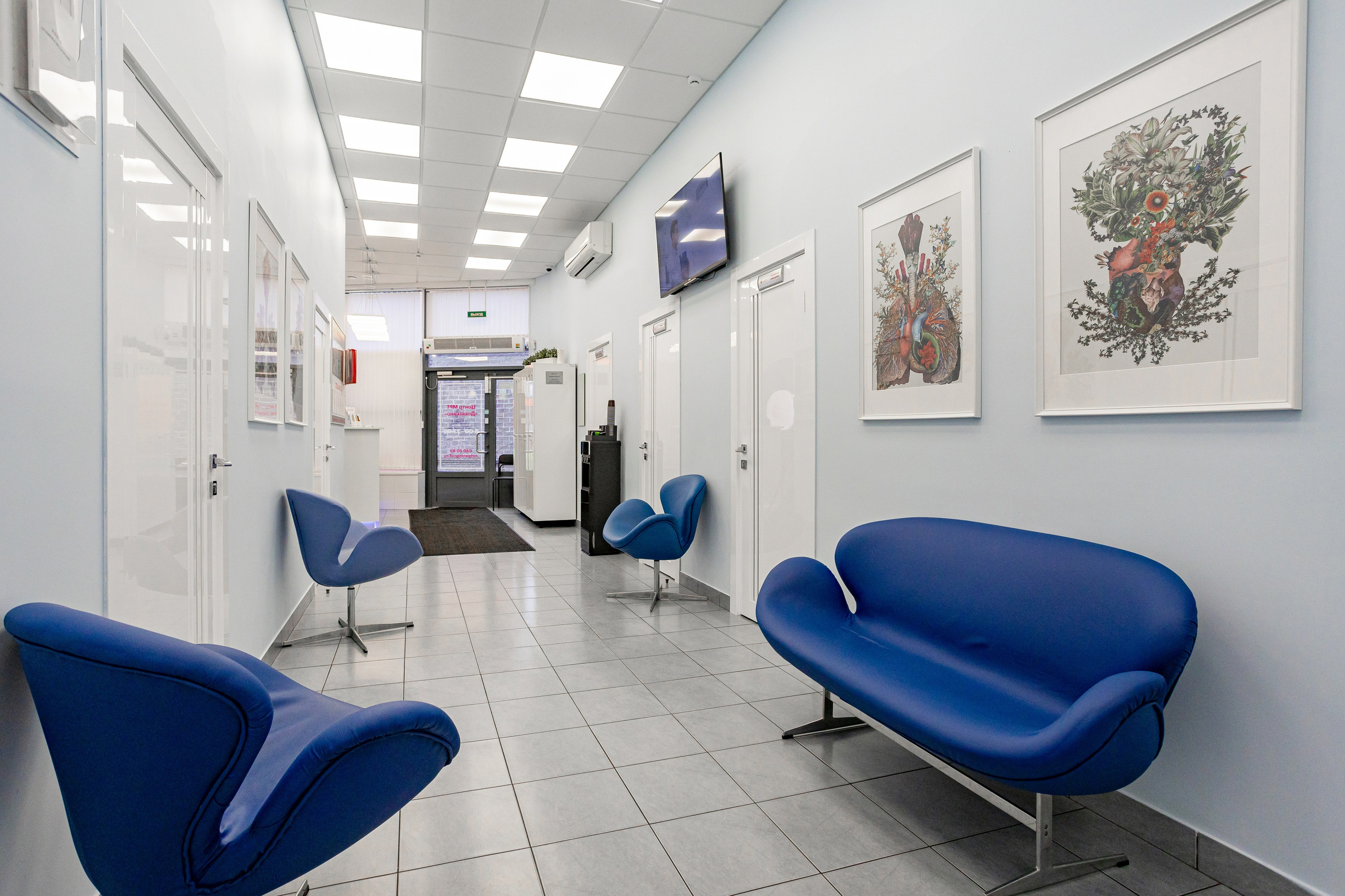 Интерьерная съемка медицинского центра ЦМРТ