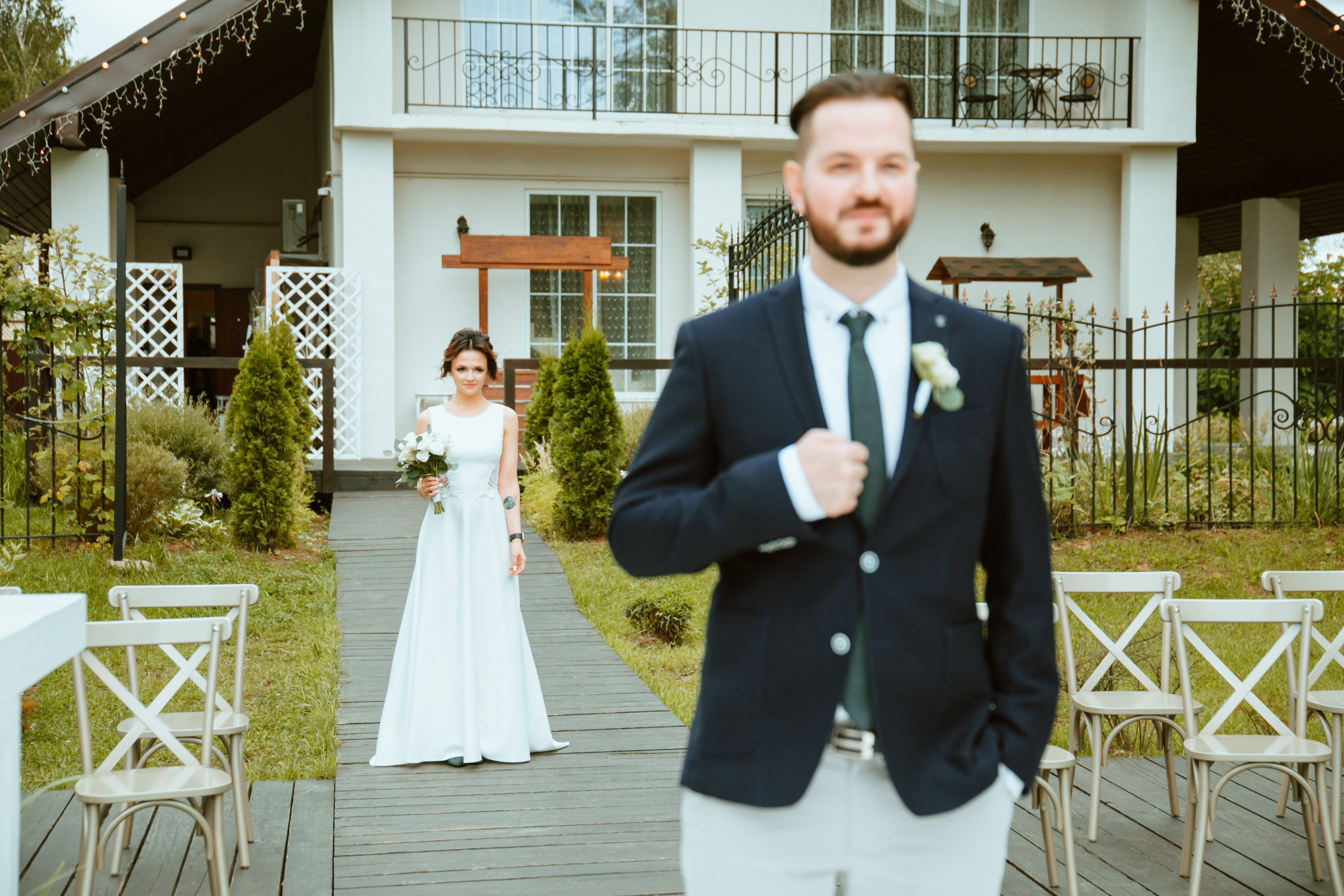 Первая встреча жениха и невесты. Фотограф, видеограф на свадьбу в Москве Никита Назаров