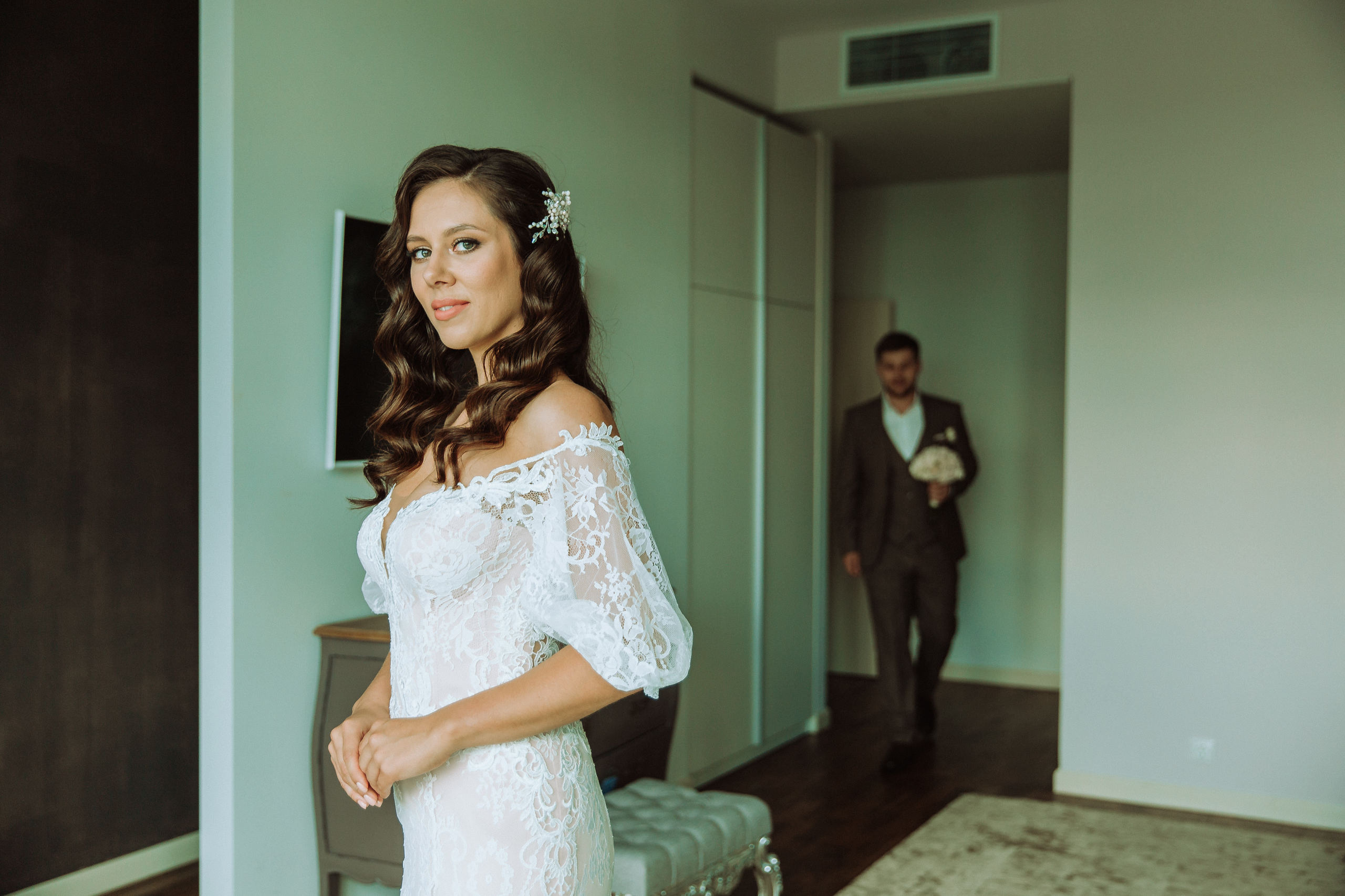 Первая встреча жениха и невесты. Фотограф, видеограф на свадьбу в Москве Никита Назаров