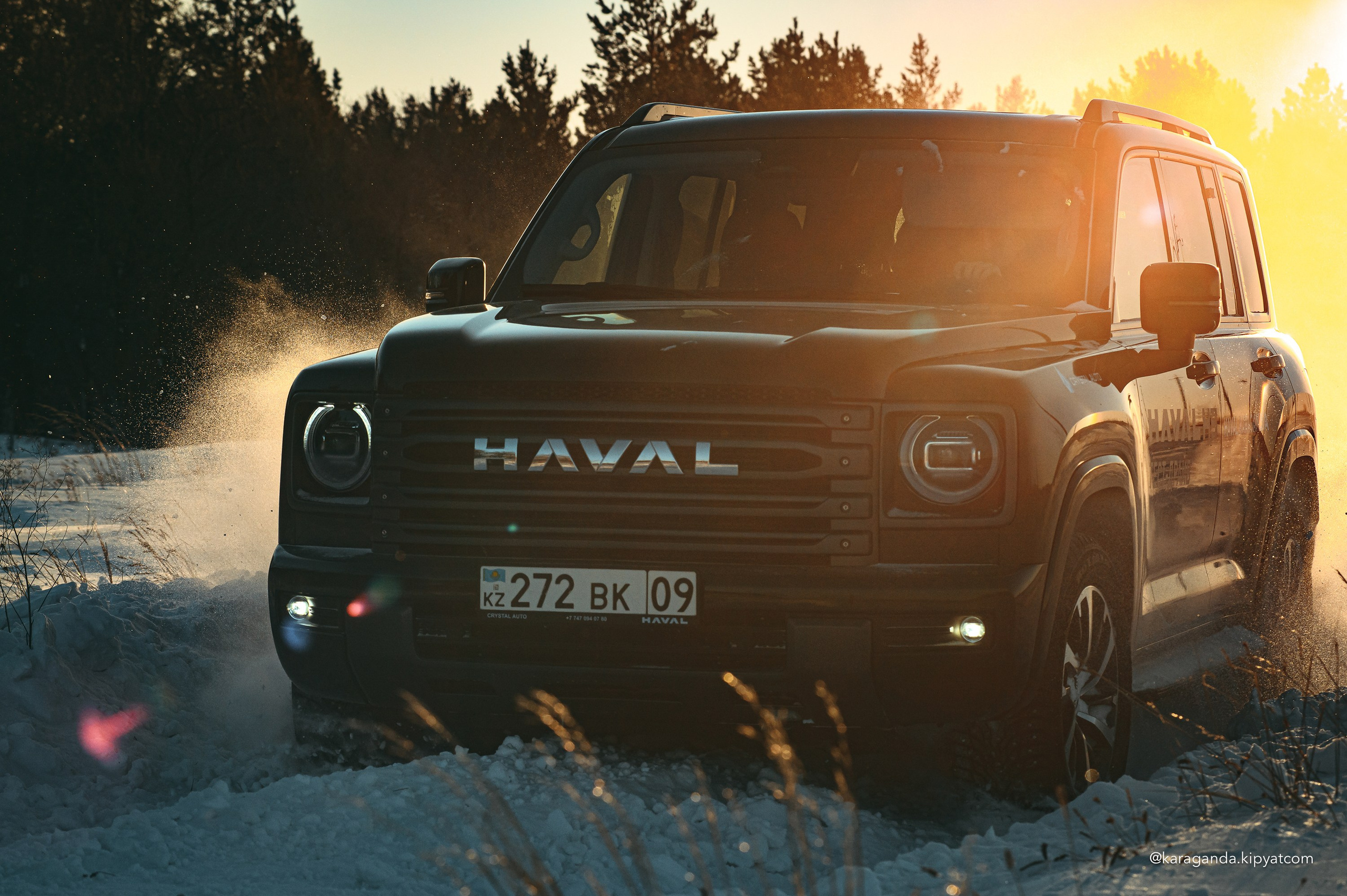 Зимний заезд на HAVAL H9. Кипятком Караганда
