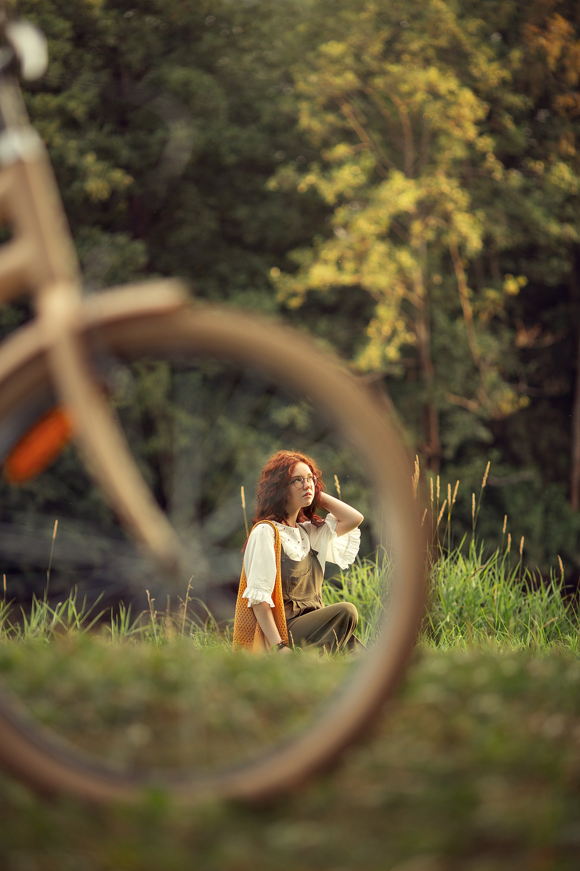 Девушка с велосипедом. Tatyana Nadezhdina Family photographer