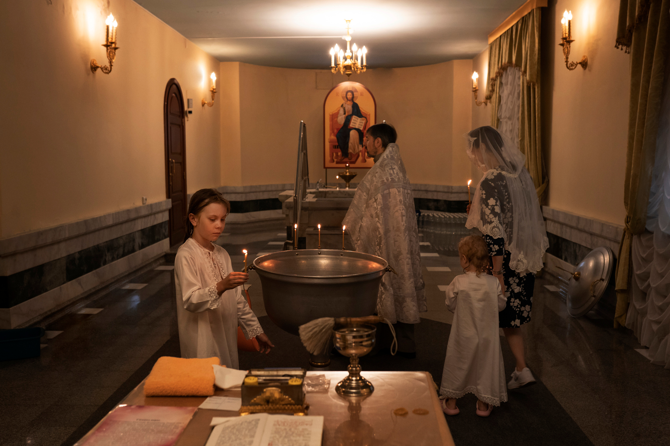 Крещение. Семейный и детский фотограф в Хабаровске Ковалева Таисия