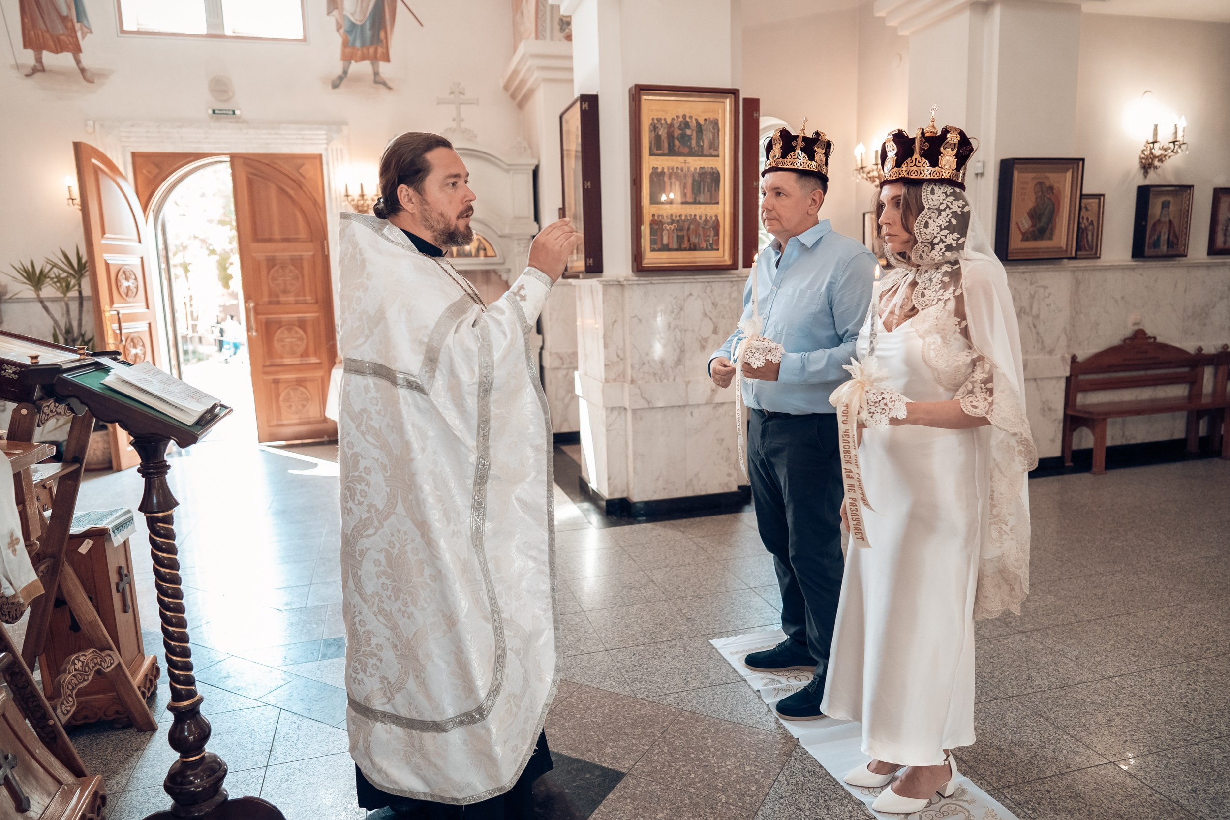 Венчание в храме Вознесения Господне г. Севастополь. Церковный фотограф Севастополь