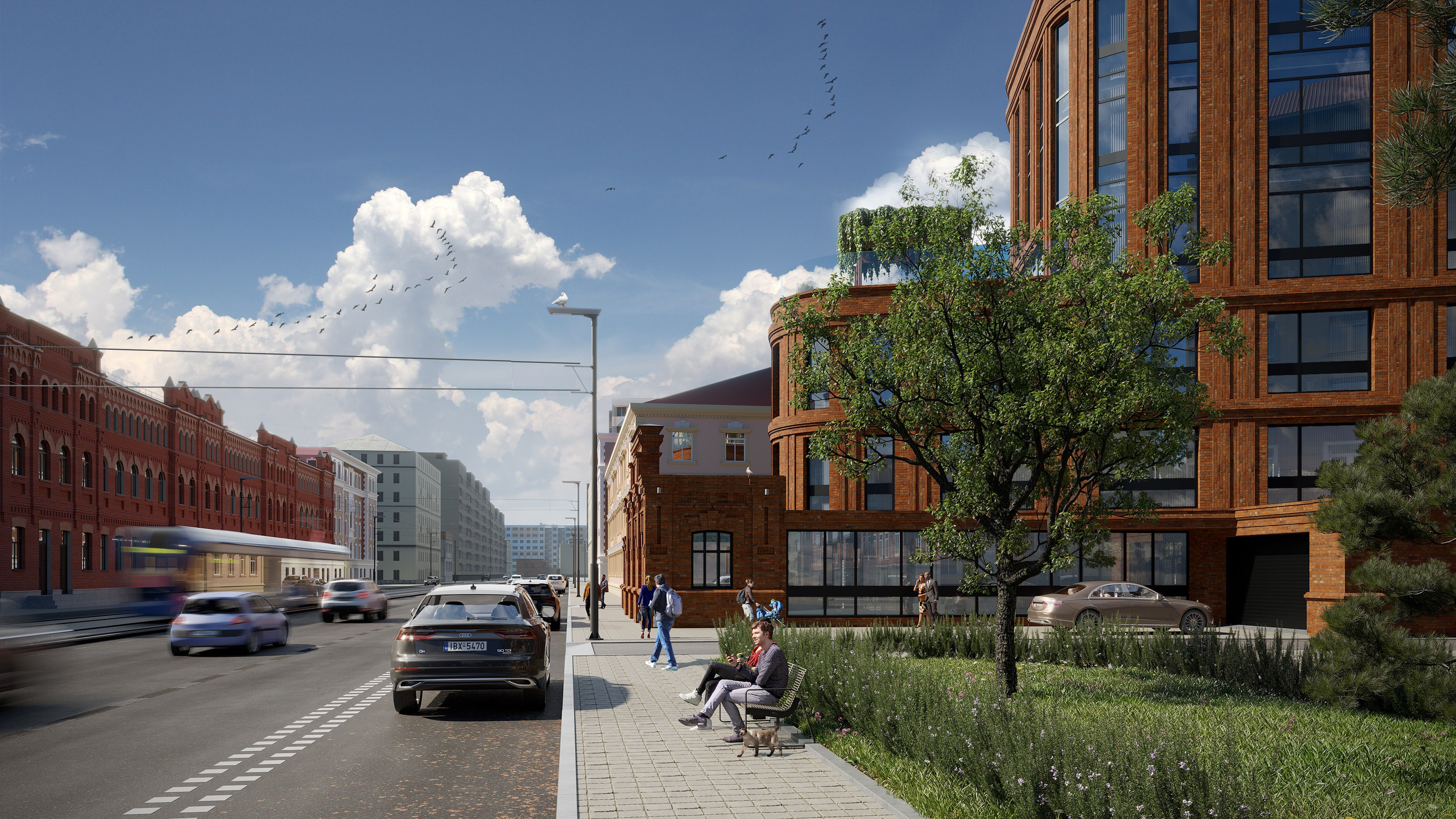 Office Building in Moscow — 3D Architectural Visualization. 3D INTERIOR AND ARCHITECTURE VISUALIZATION