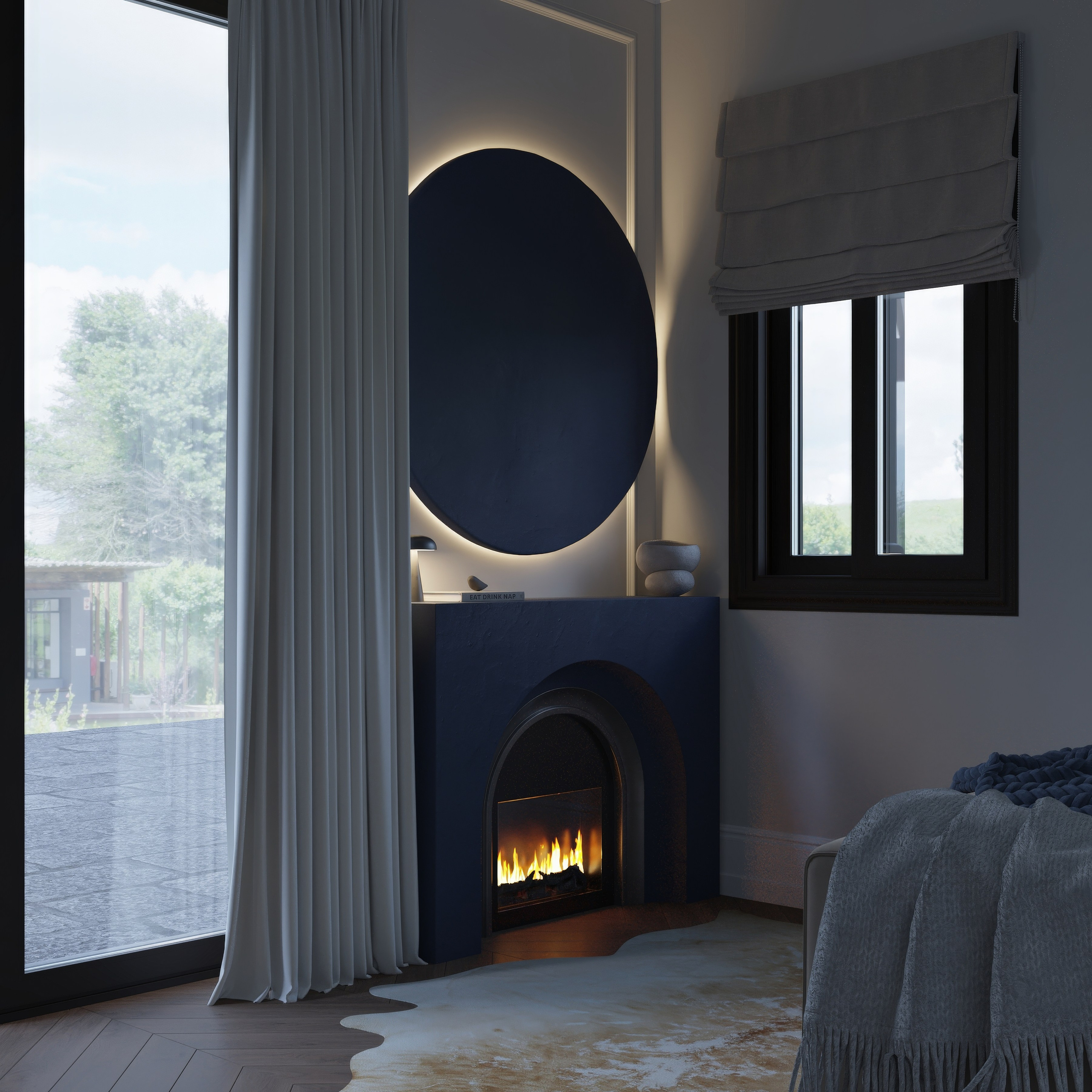 Интерьер кипр, дизайн частного дома, визуализация интерьера, 3D визуализация, уютный интерьер, современная классика, тёплая палитра. 3Д Визуализация Интерьера и Архитектуры