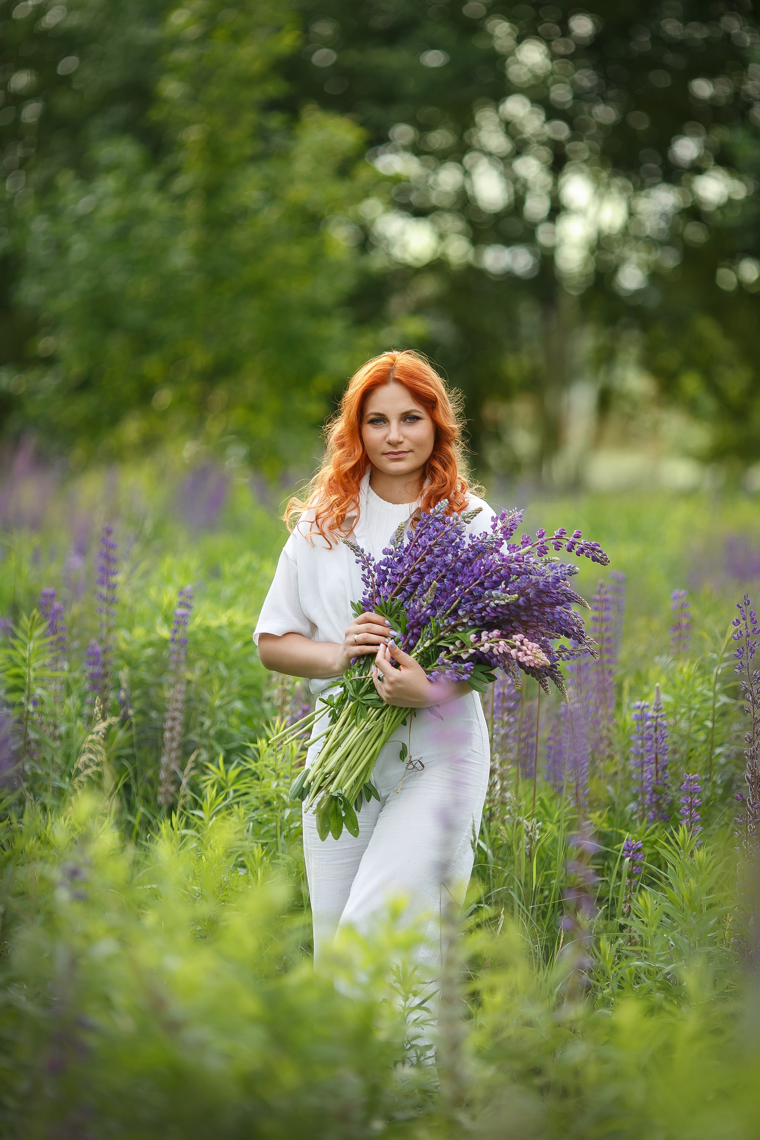 Съемки с люпинами. Семейный фотограф в Брянске Александра Щербакова