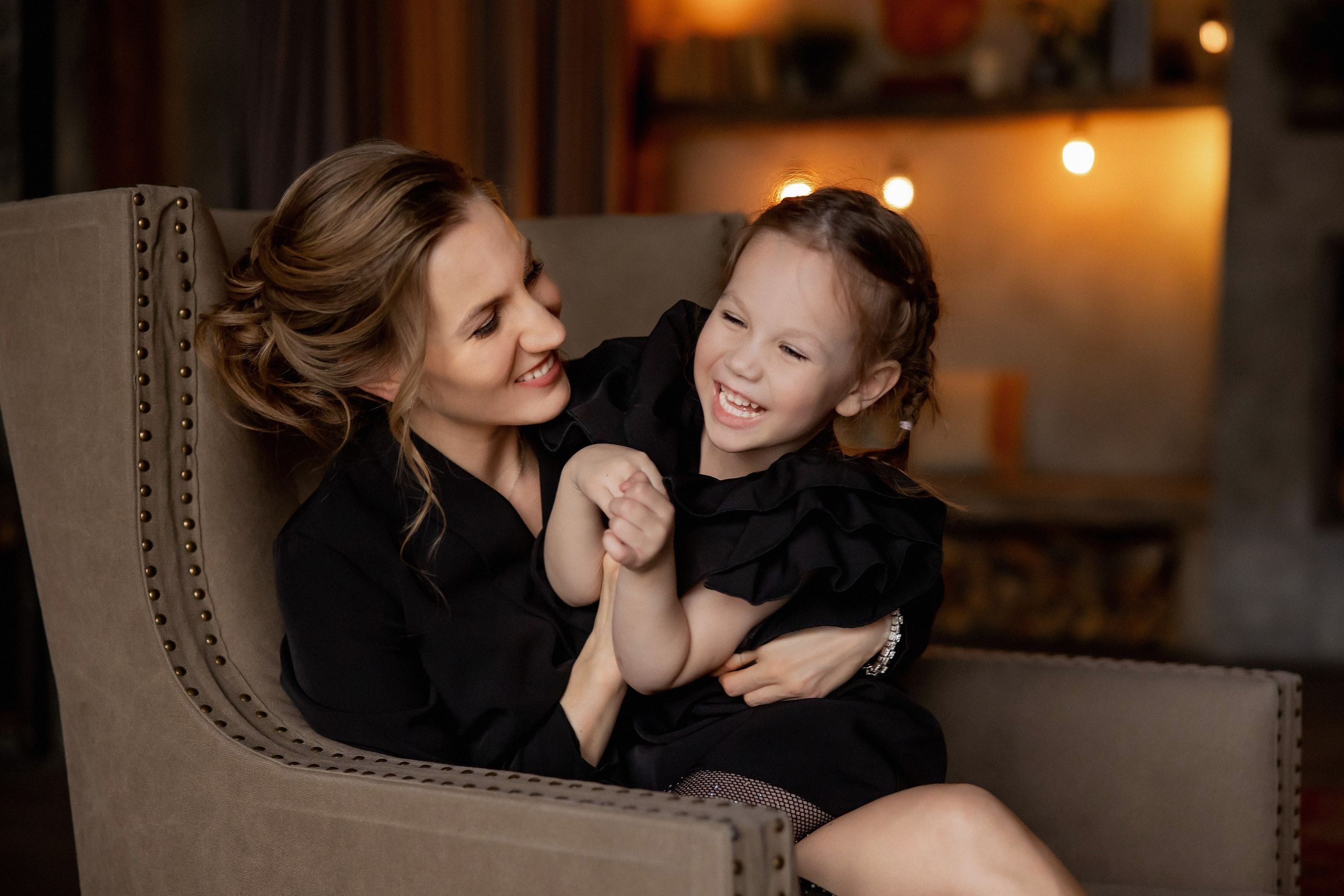 мама и дочки семейный портрет