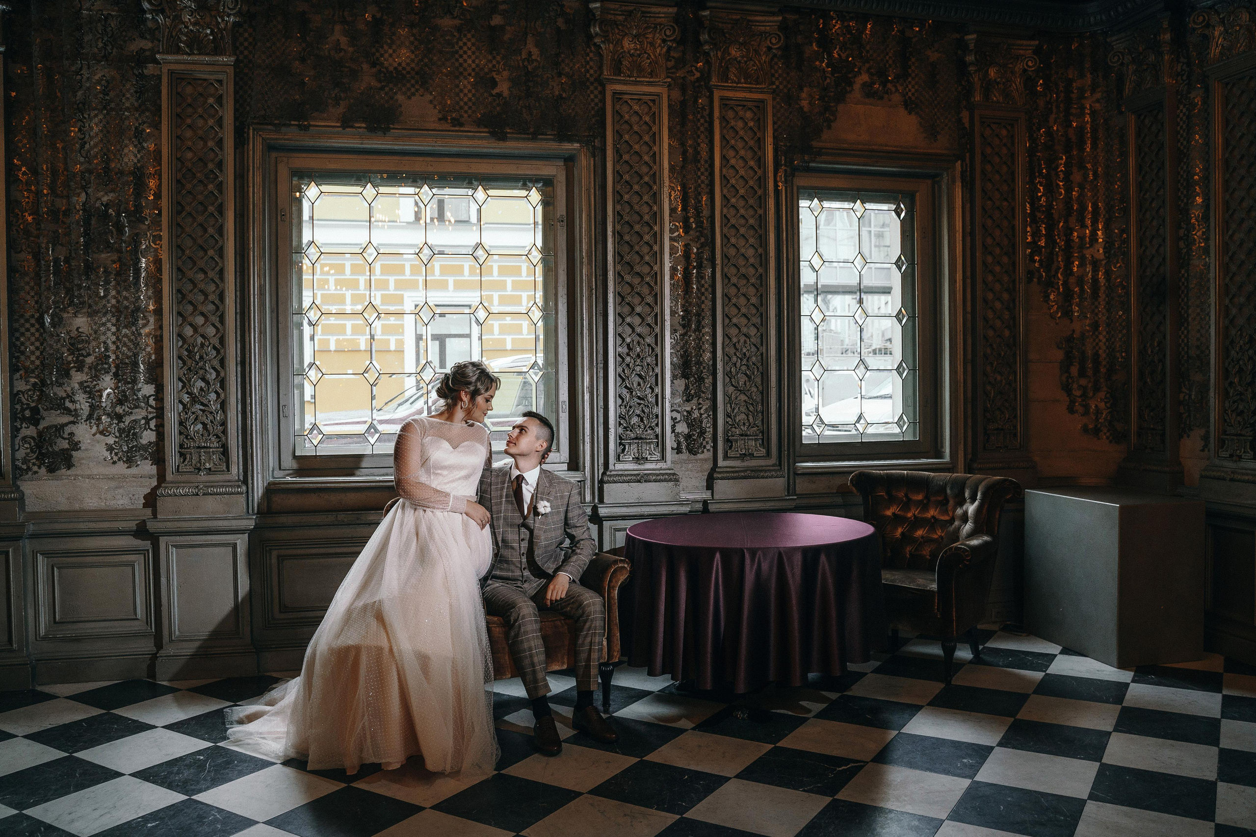 Свадебная фотосессия в ресторане Турандот