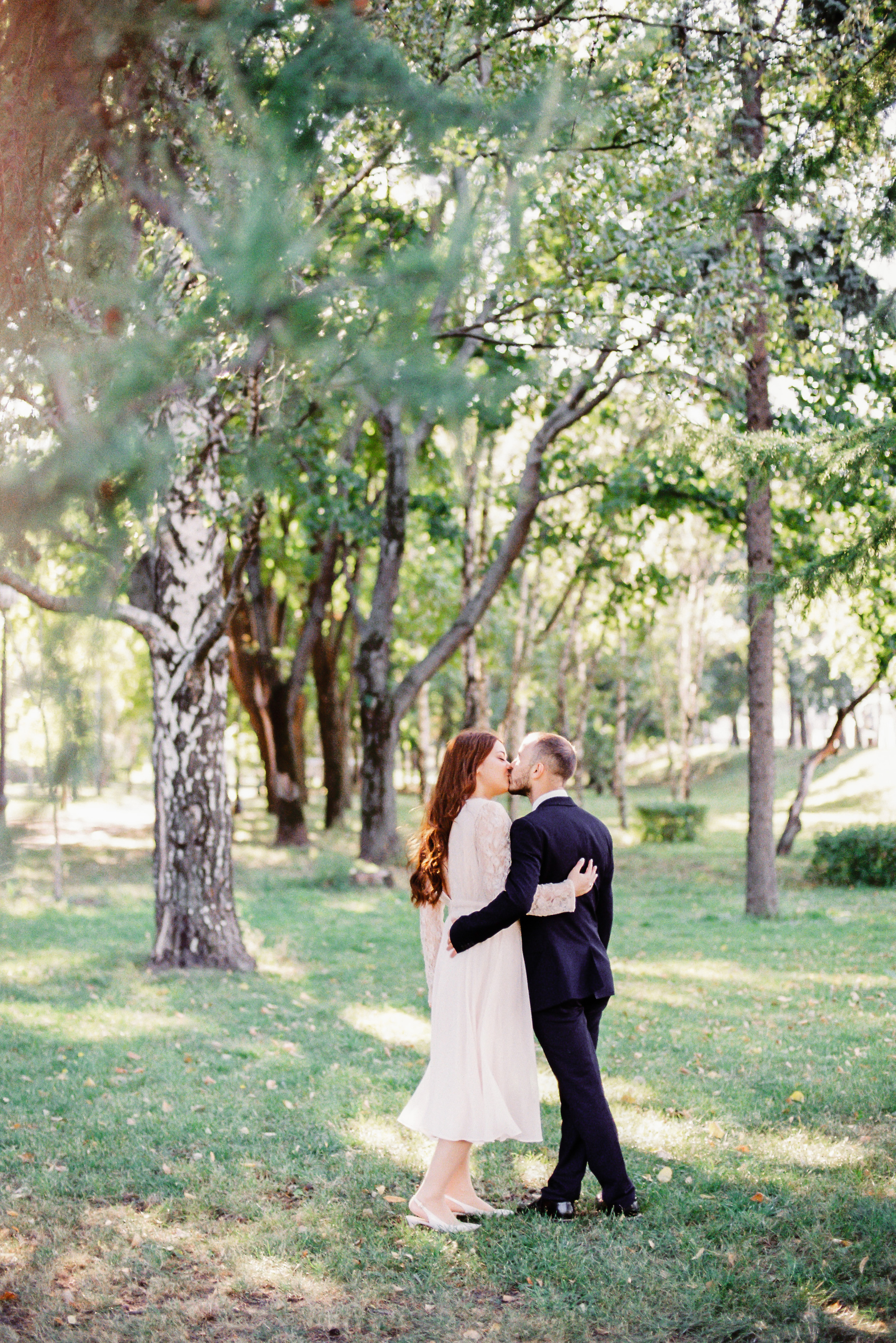 Свадебная прогулка в Парке Новодевичьи Пруды