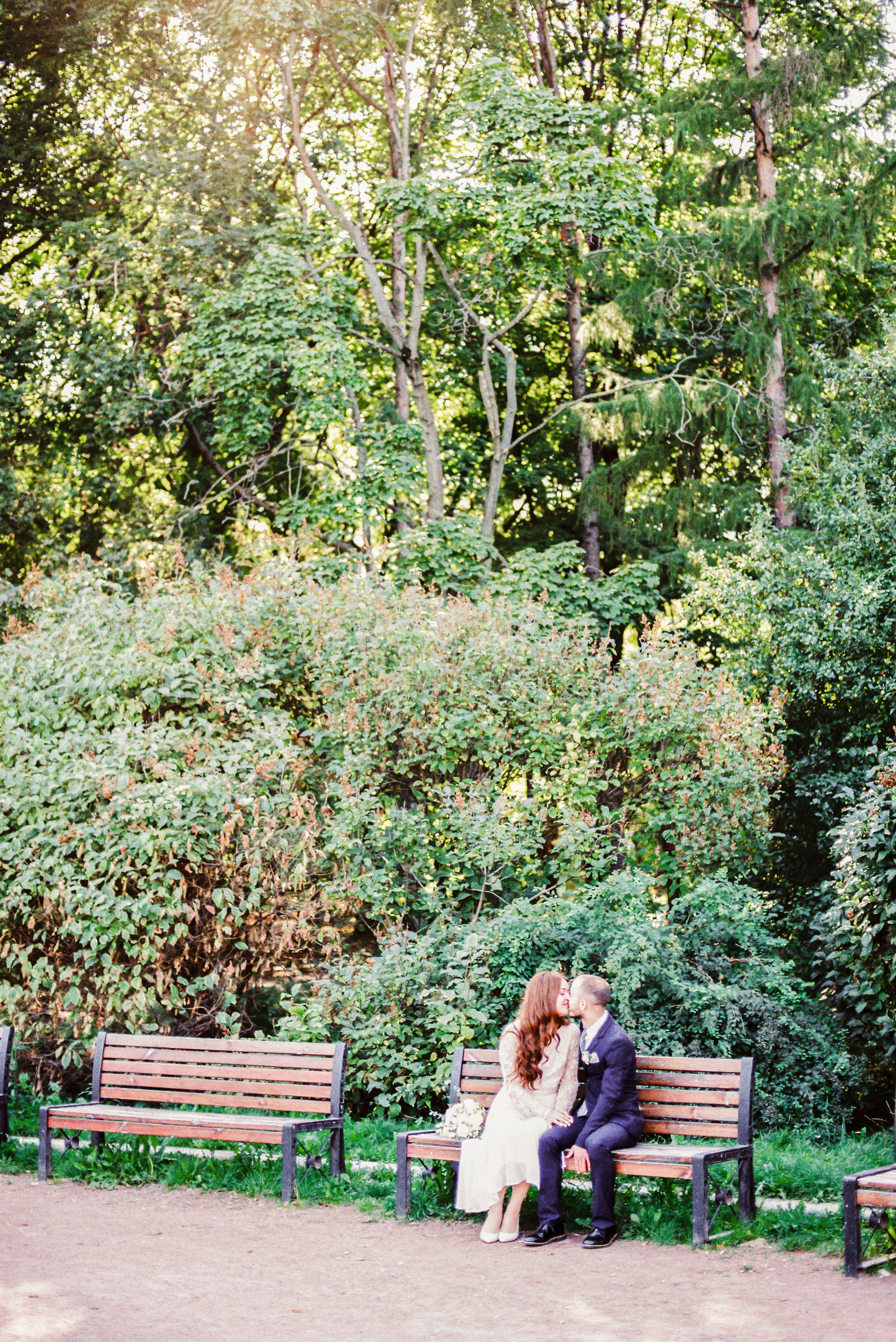 Свадебная прогулка в Парке Новодевичьи Пруды