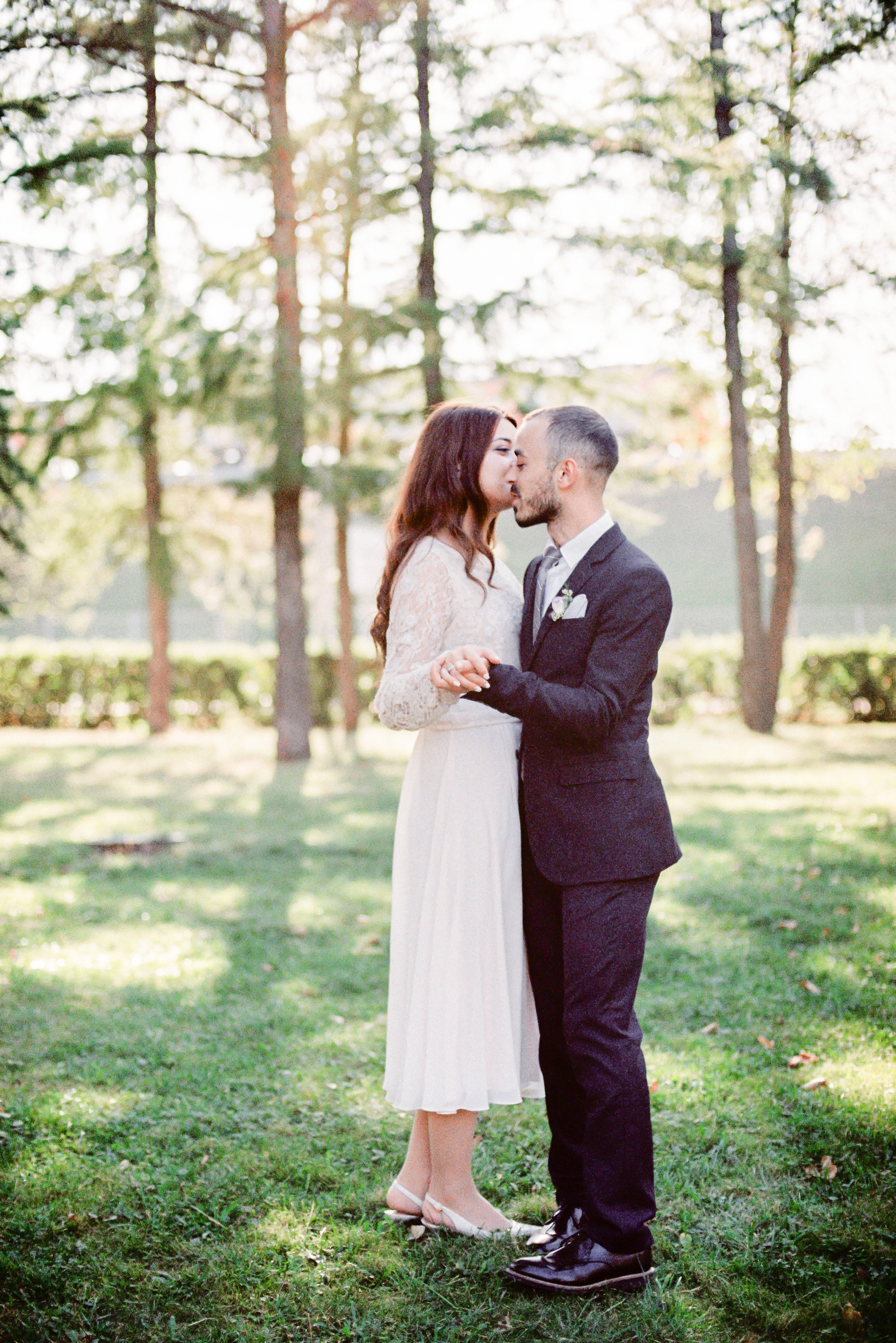 Свадебная прогулка в Парке Новодевичьи Пруды