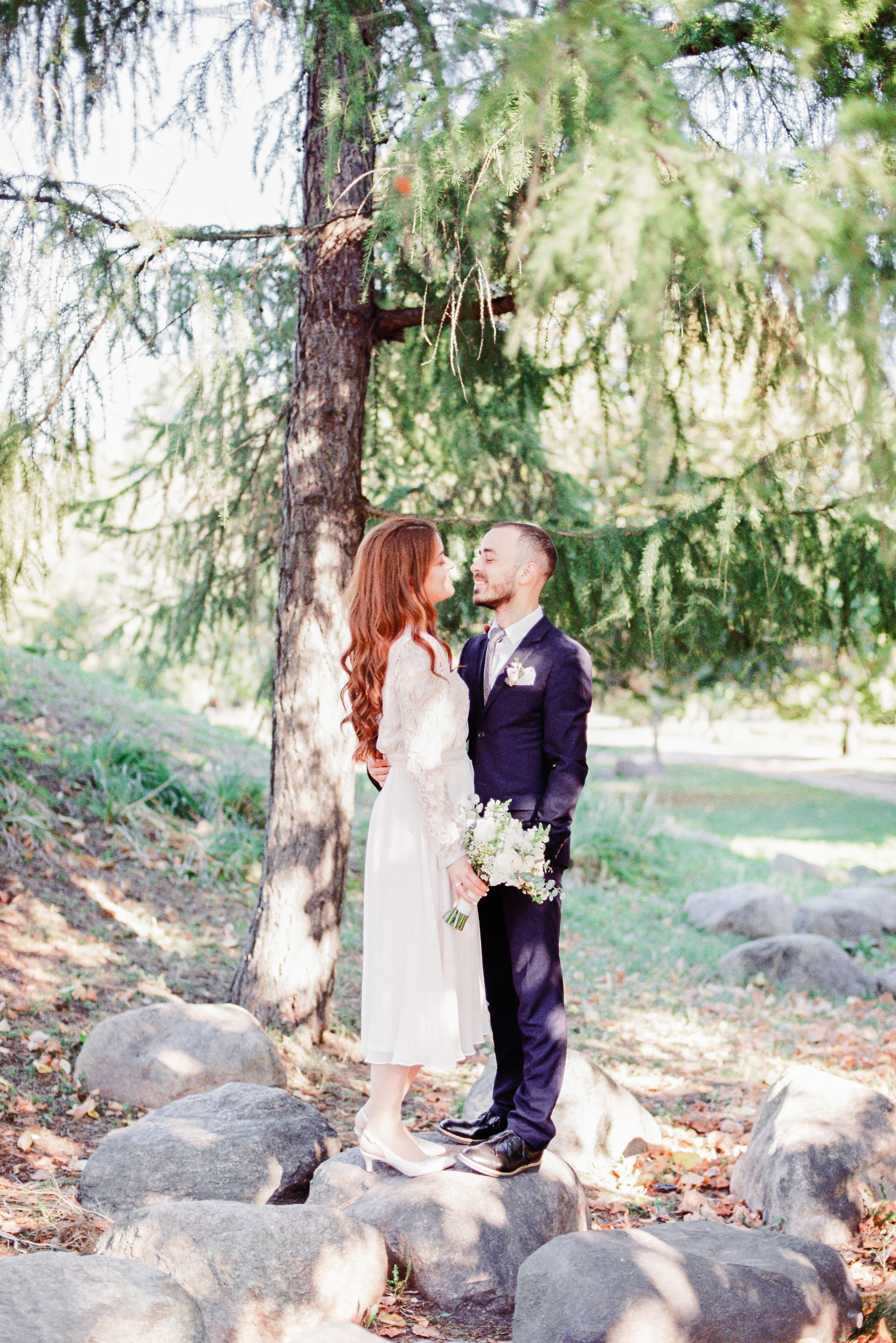 Свадебная прогулка в Парке Новодевичьи Пруды