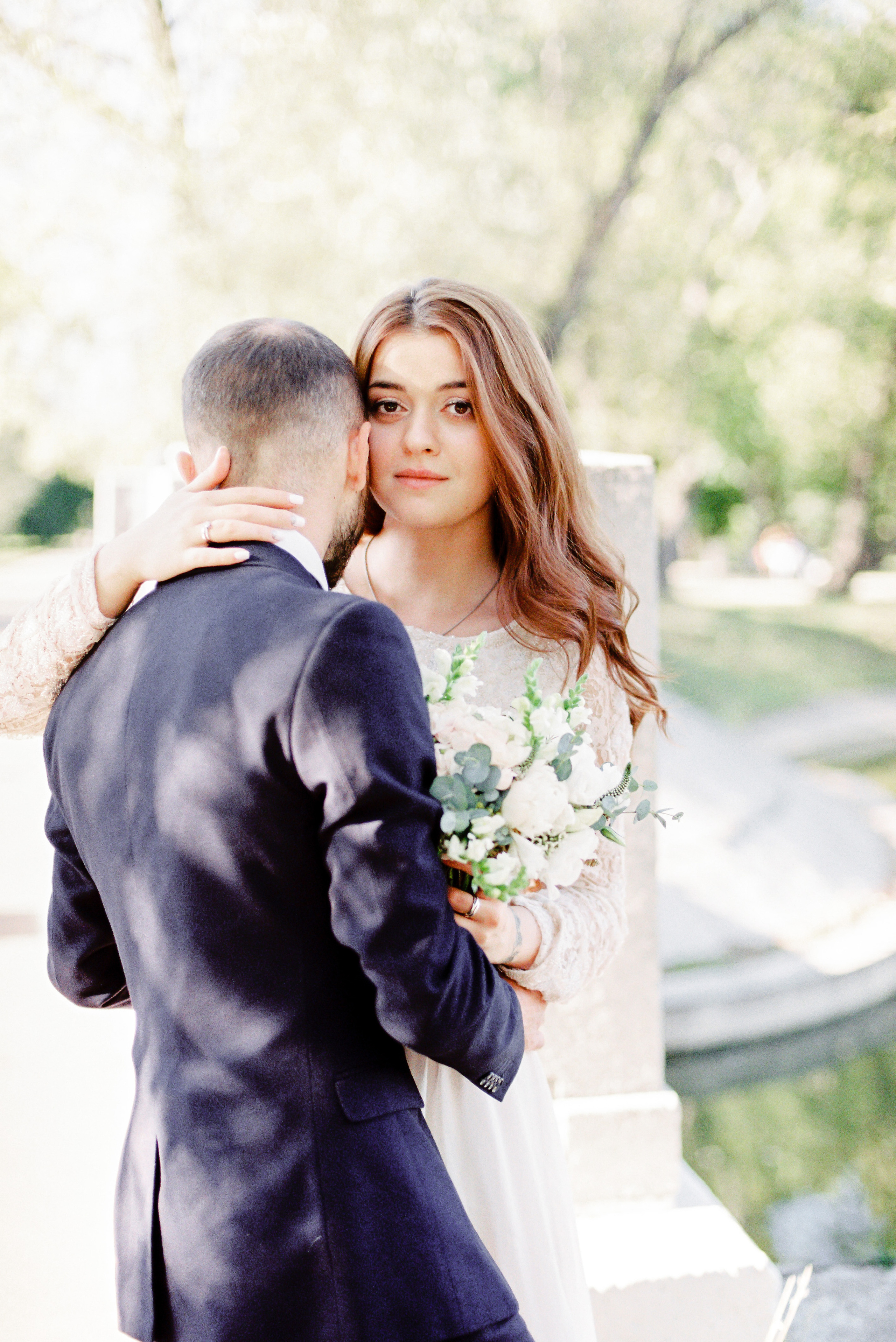 Свадебная прогулка в Парке Новодевичьи Пруды