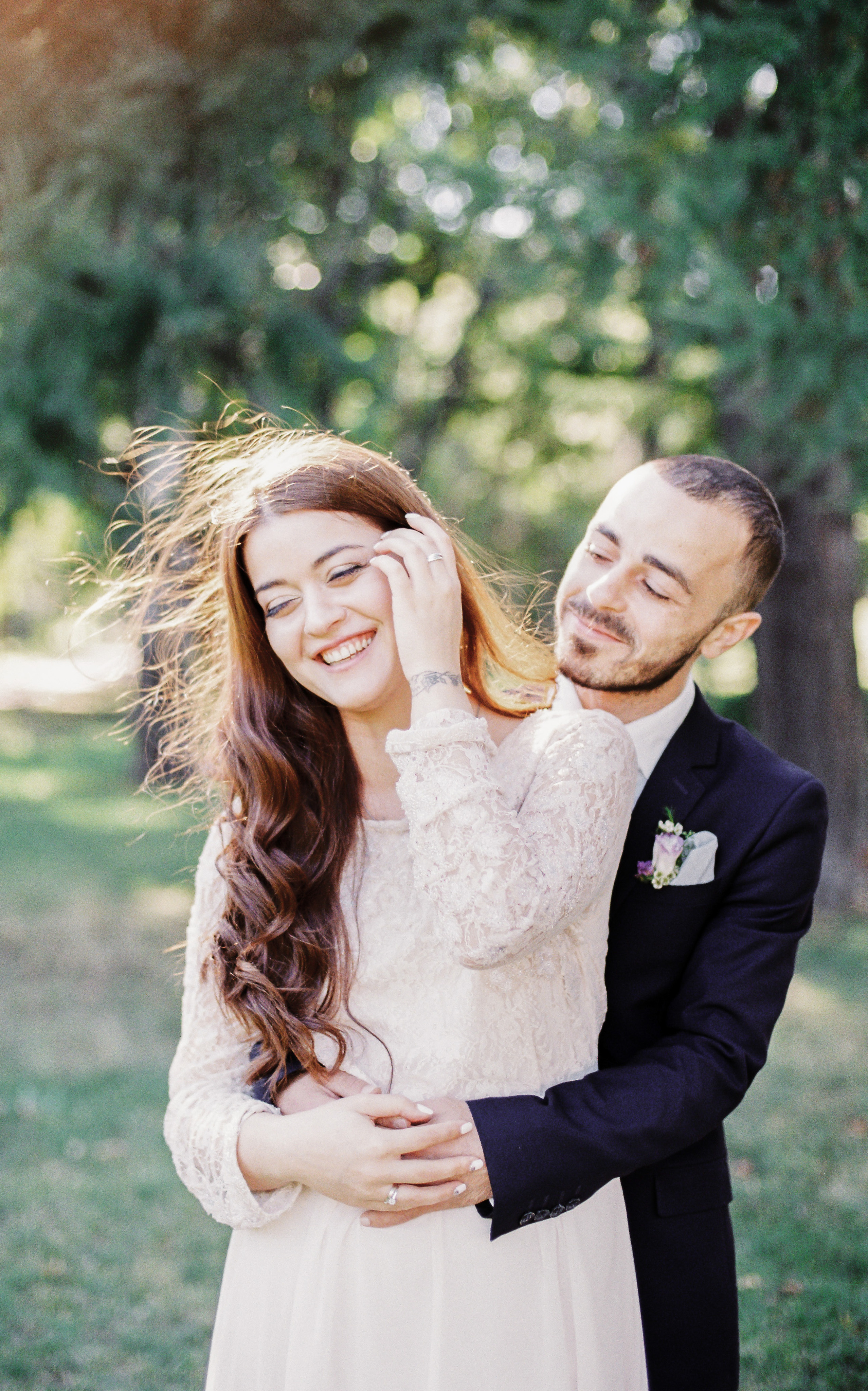 Свадебная прогулка в Парке Новодевичьи Пруды