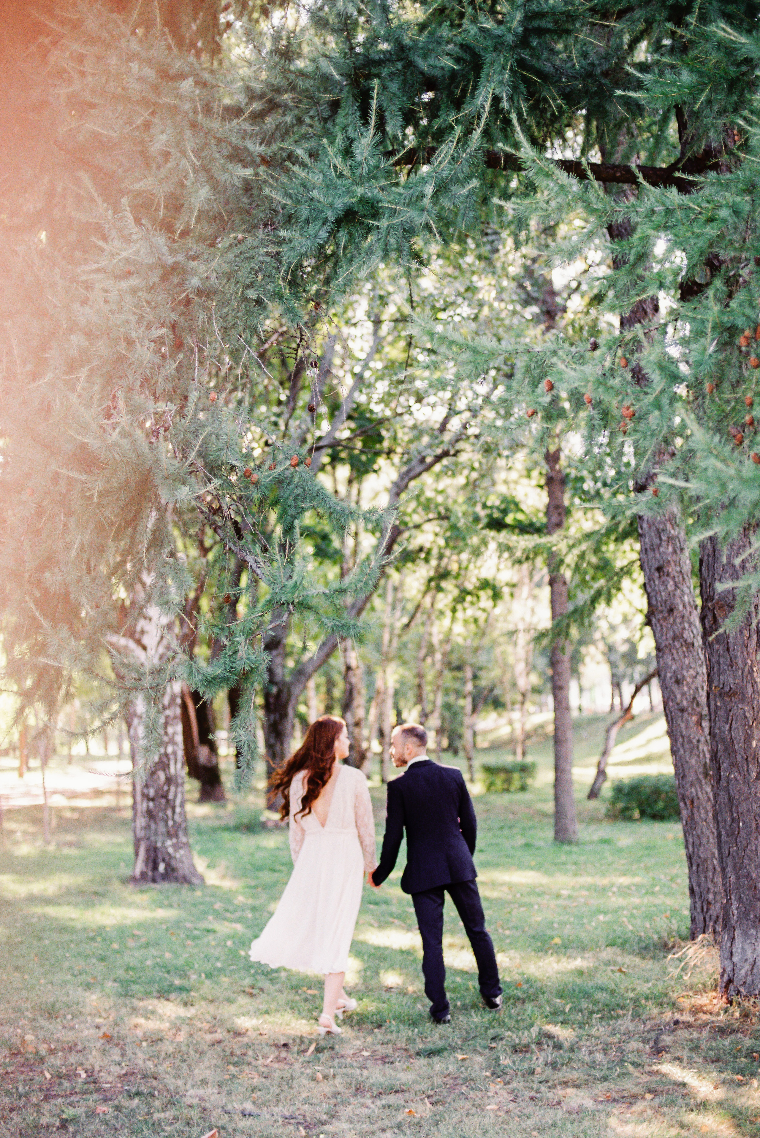 Свадебная прогулка в Парке Новодевичьи Пруды