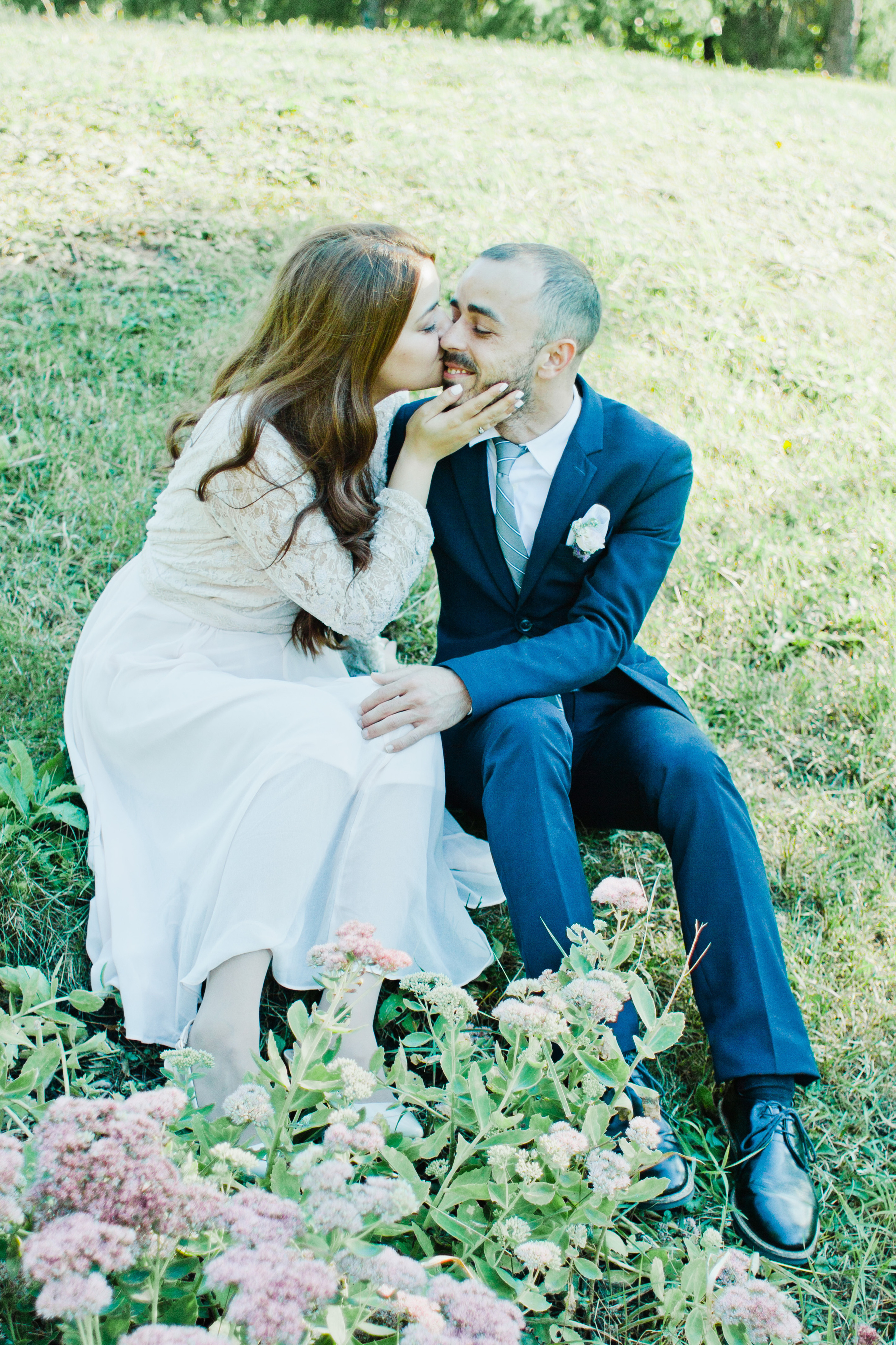 Свадебная прогулка в Парке Новодевичьи Пруды