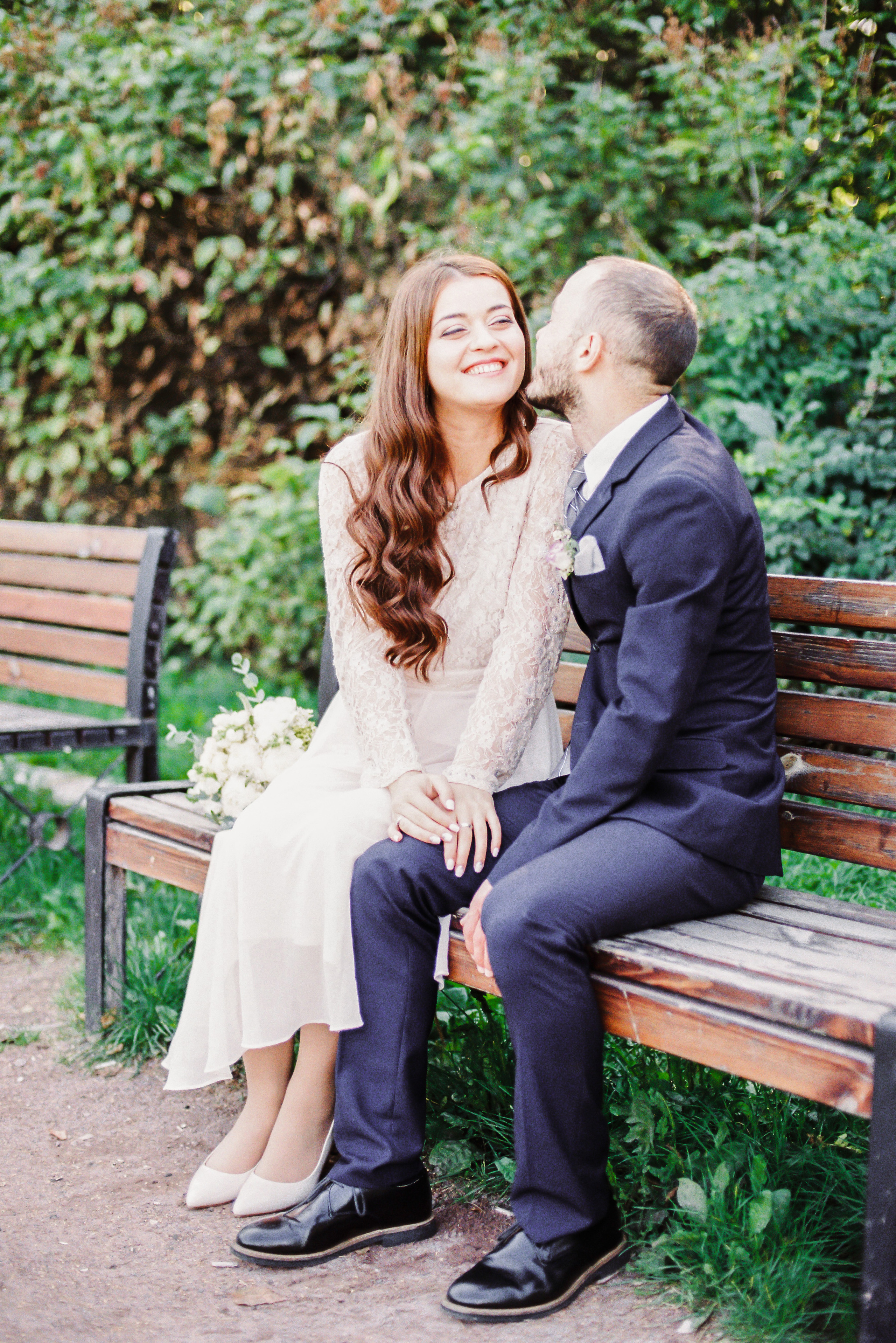 Свадебная прогулка в Парке Новодевичьи Пруды