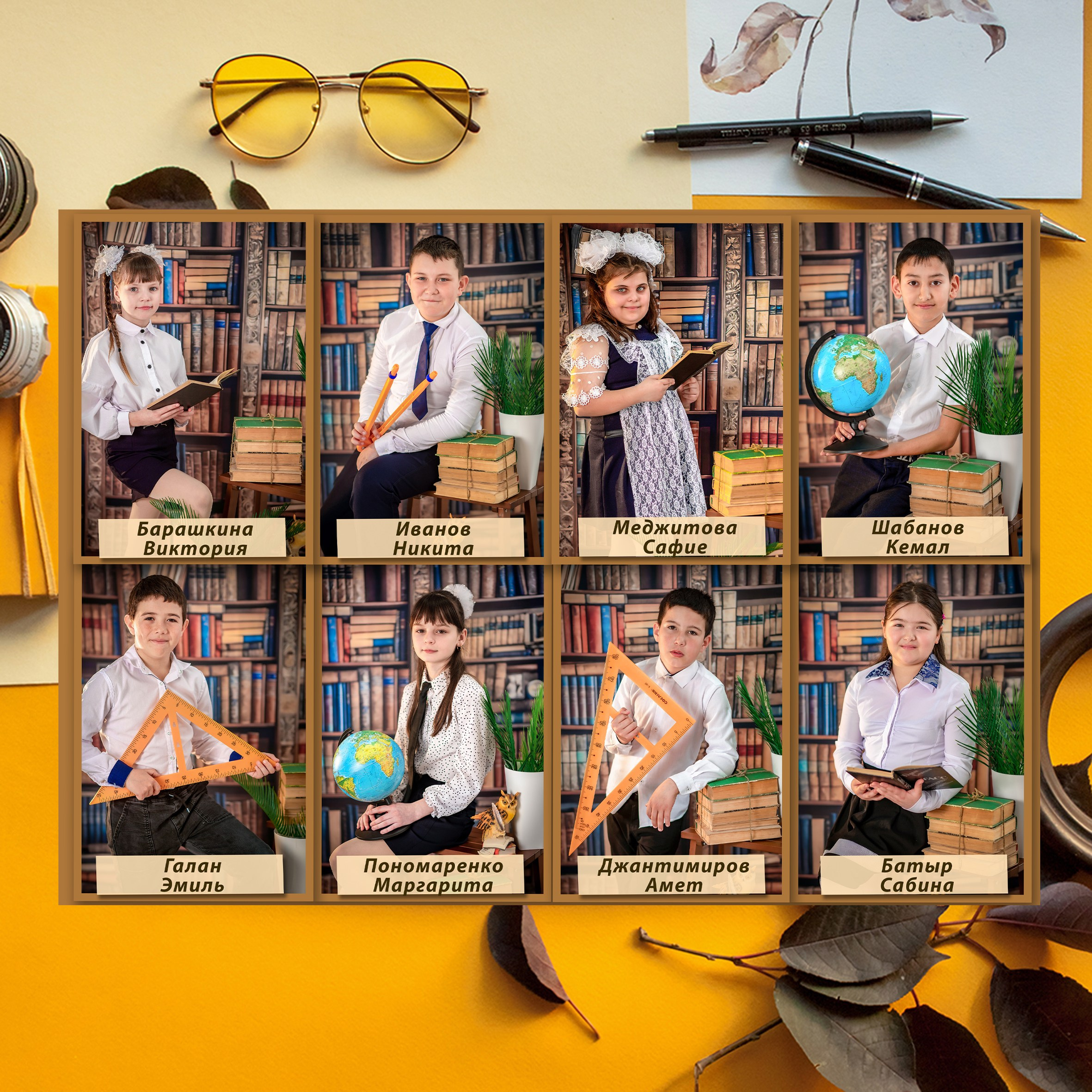 Разворотные (лайфлат). Выпускные альбомы в Крыму