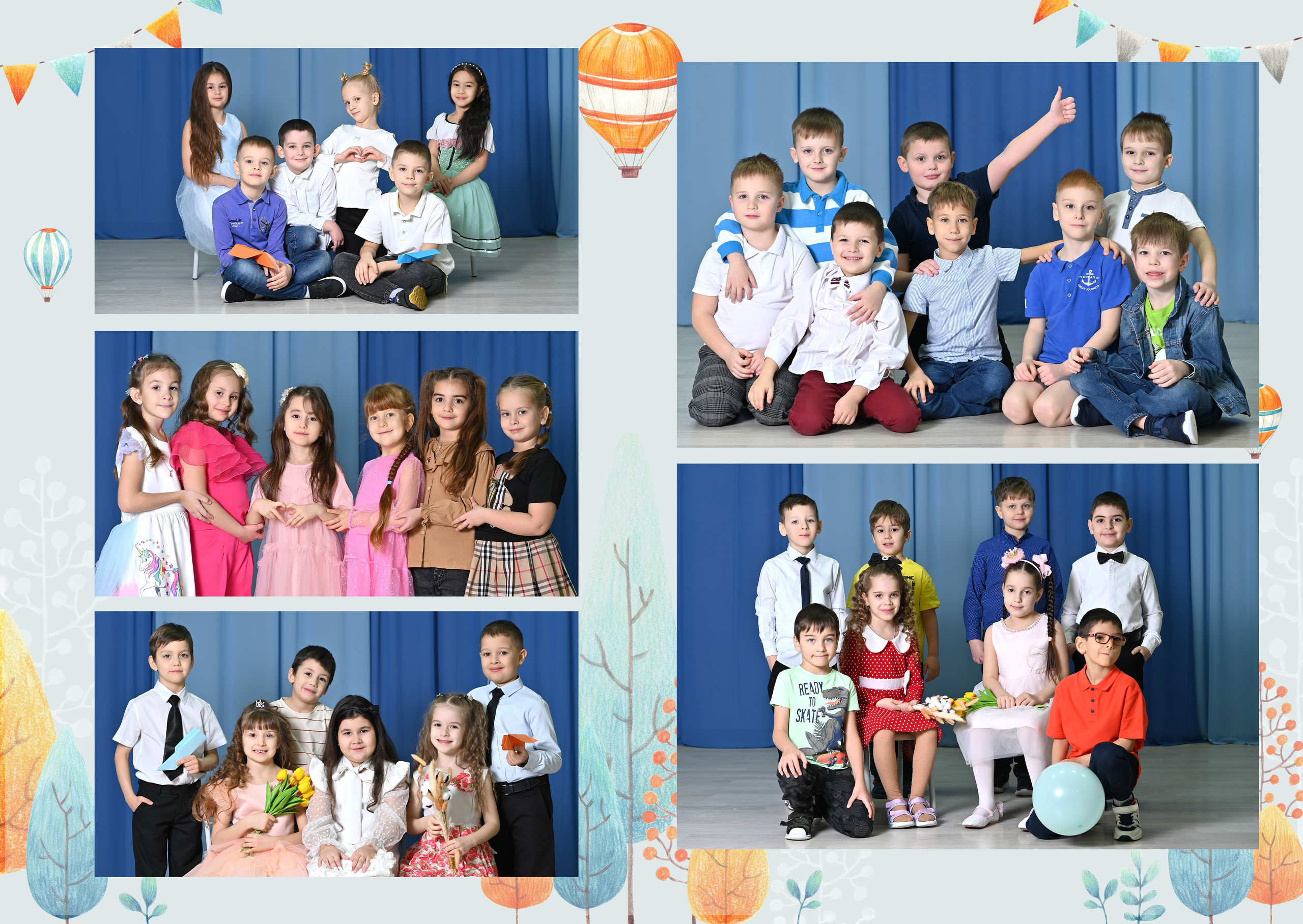 Выпускные альбомы для детского сада в Ростове-на-Дону. Школьный и семейный фотограф в Ростове-на-Дону