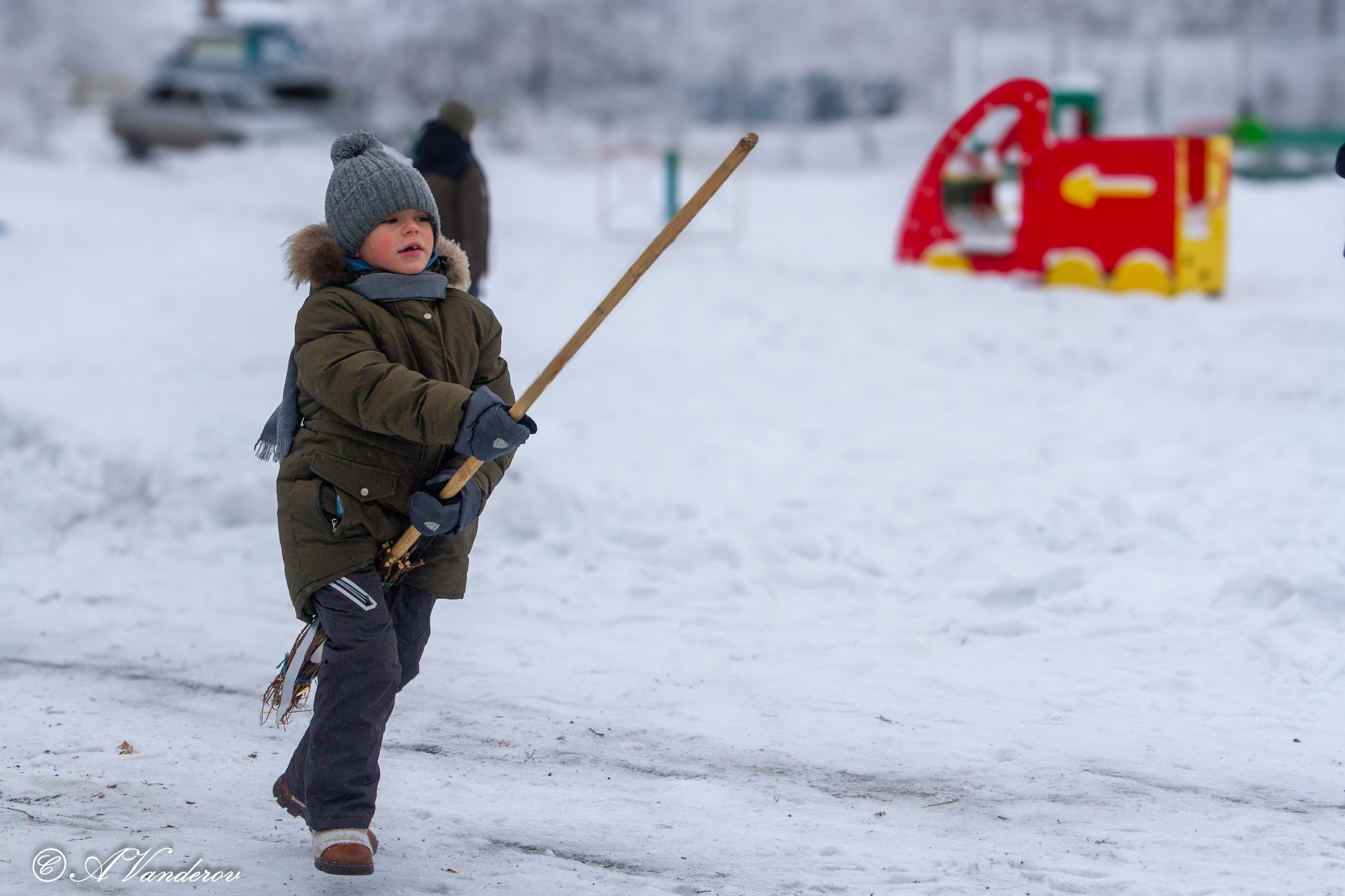 Праздник во дворе, ул. Осташковская-20. Фотограф Омск | Александр Вандеров