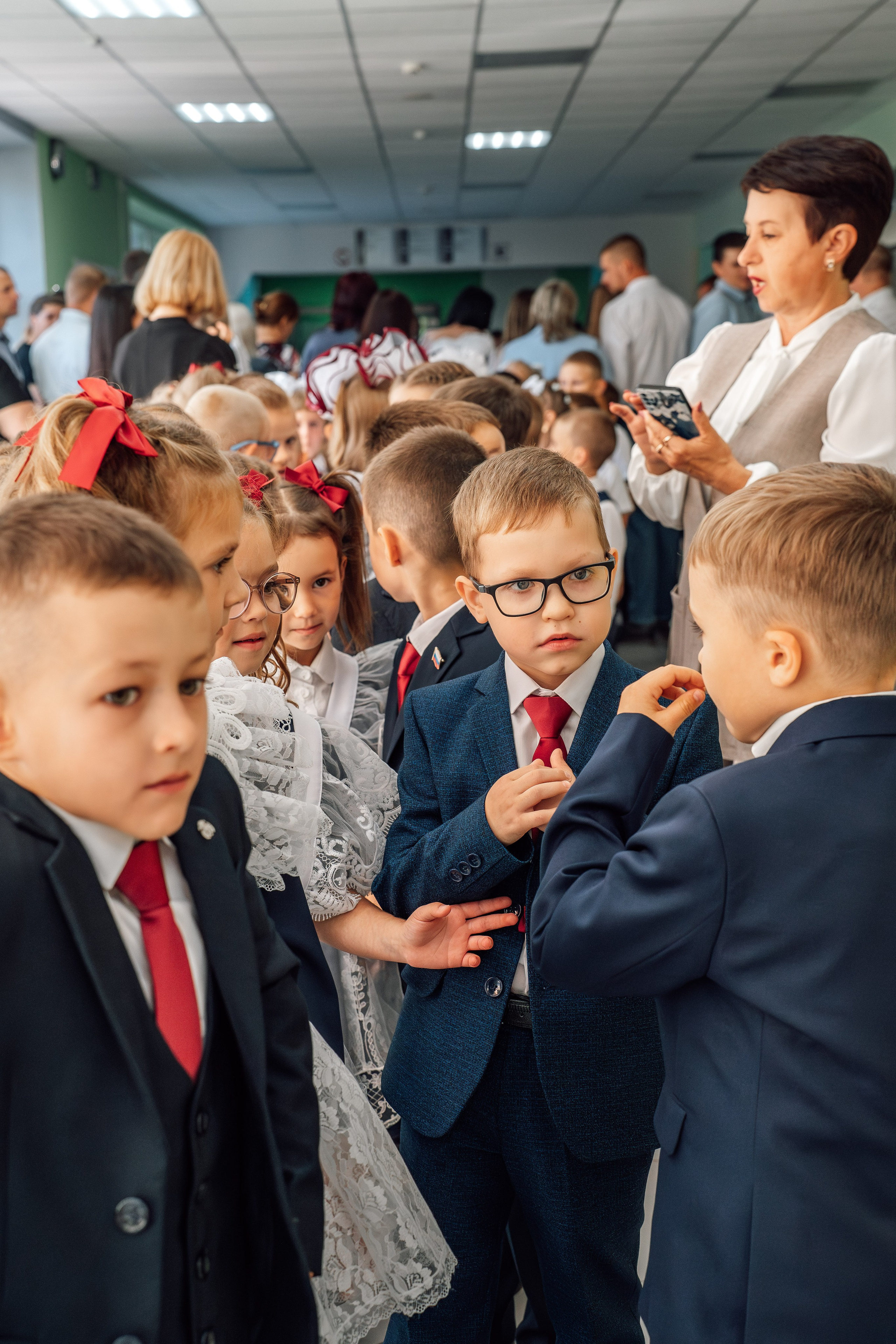 Первоклашки. Фотограф Юлия Паськова, город Бирюч