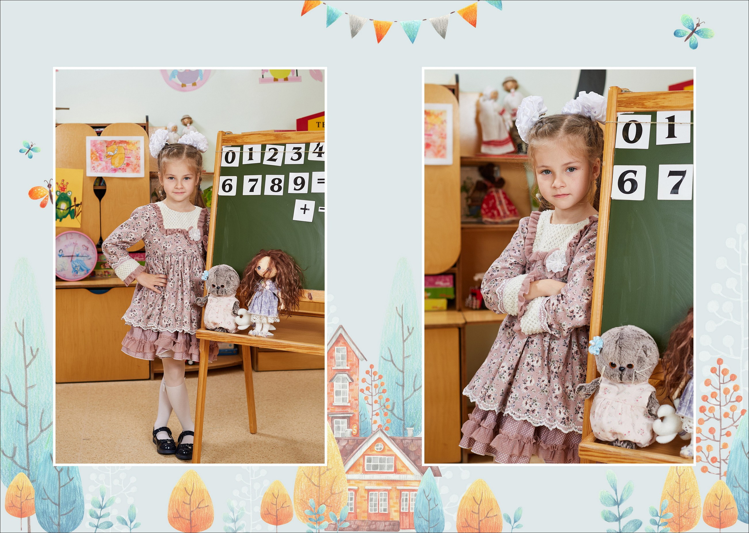 Выпускные альбомы для детского сада. Школьный фотограф Сергей Беликов