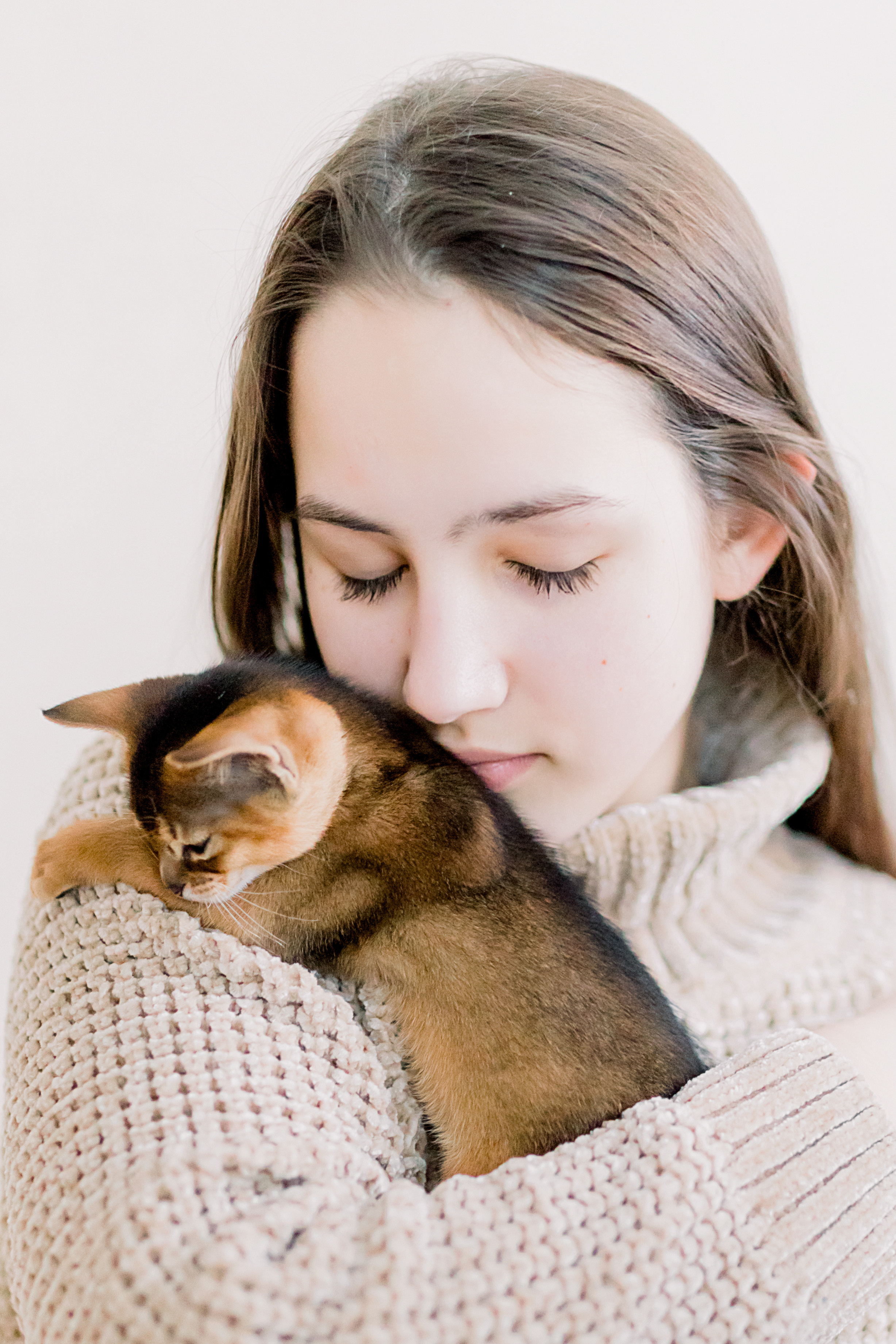 Про 4 лапы, детское счастье и кошачий ньюборн). Лена Крутова. Фотограф в Москве
