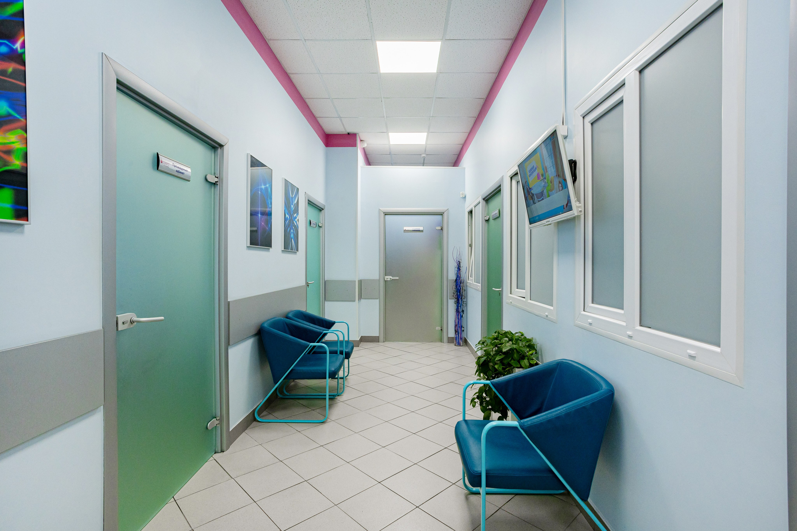 Интерьерная съемка медицинского центра ЦМРТ