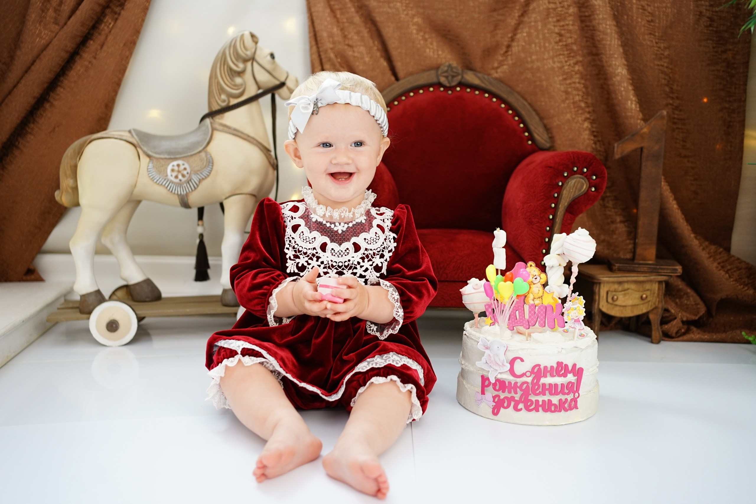 Фотоссесия на Годик для Девочки. Детская Фотостудия ГОДОВАСИКИ в Санкт-Петербурге фотосесия на годик