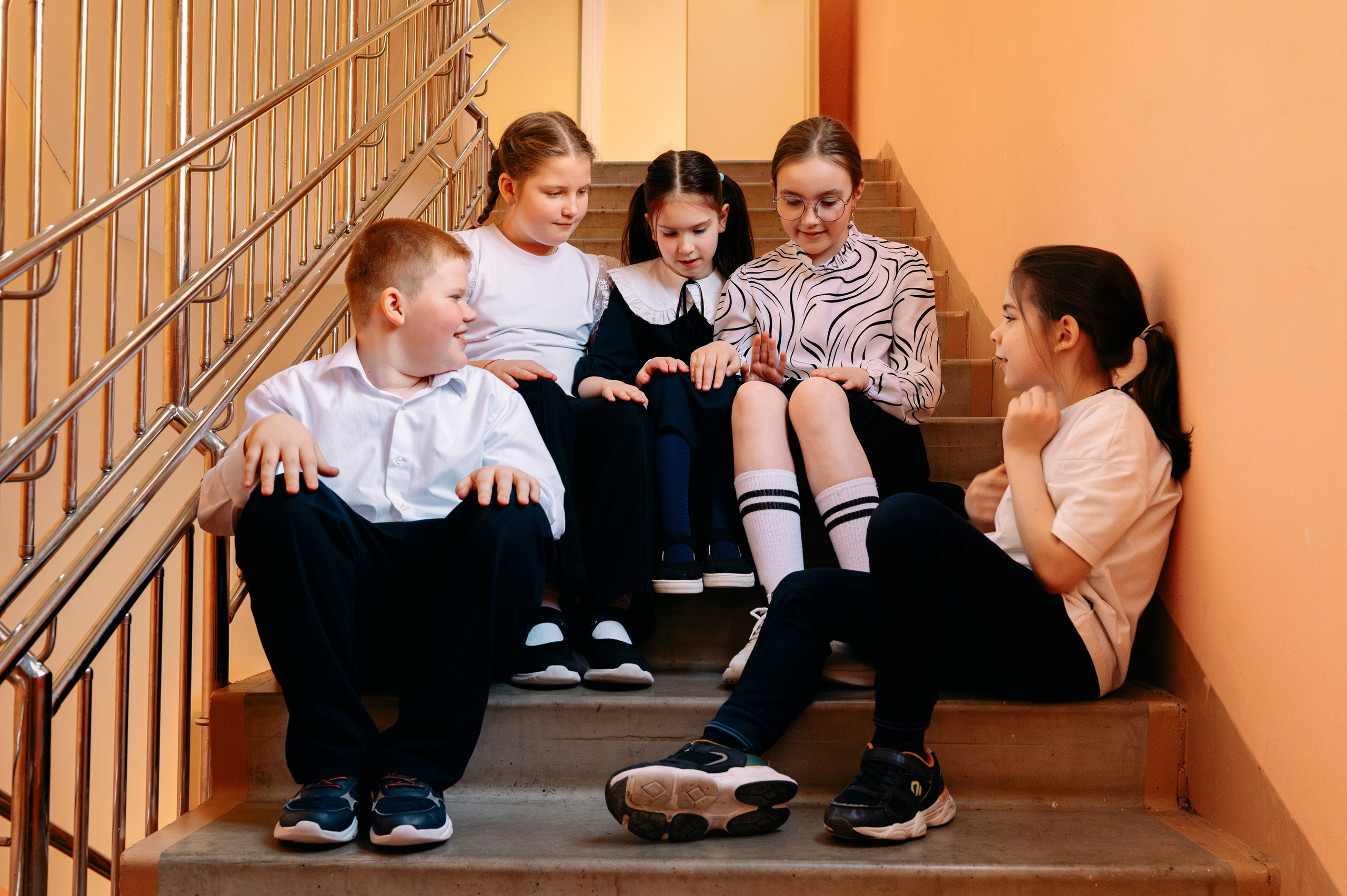 Школьная фотосессия для начальных классов. Анна Боровикова, фотограф Пушкино