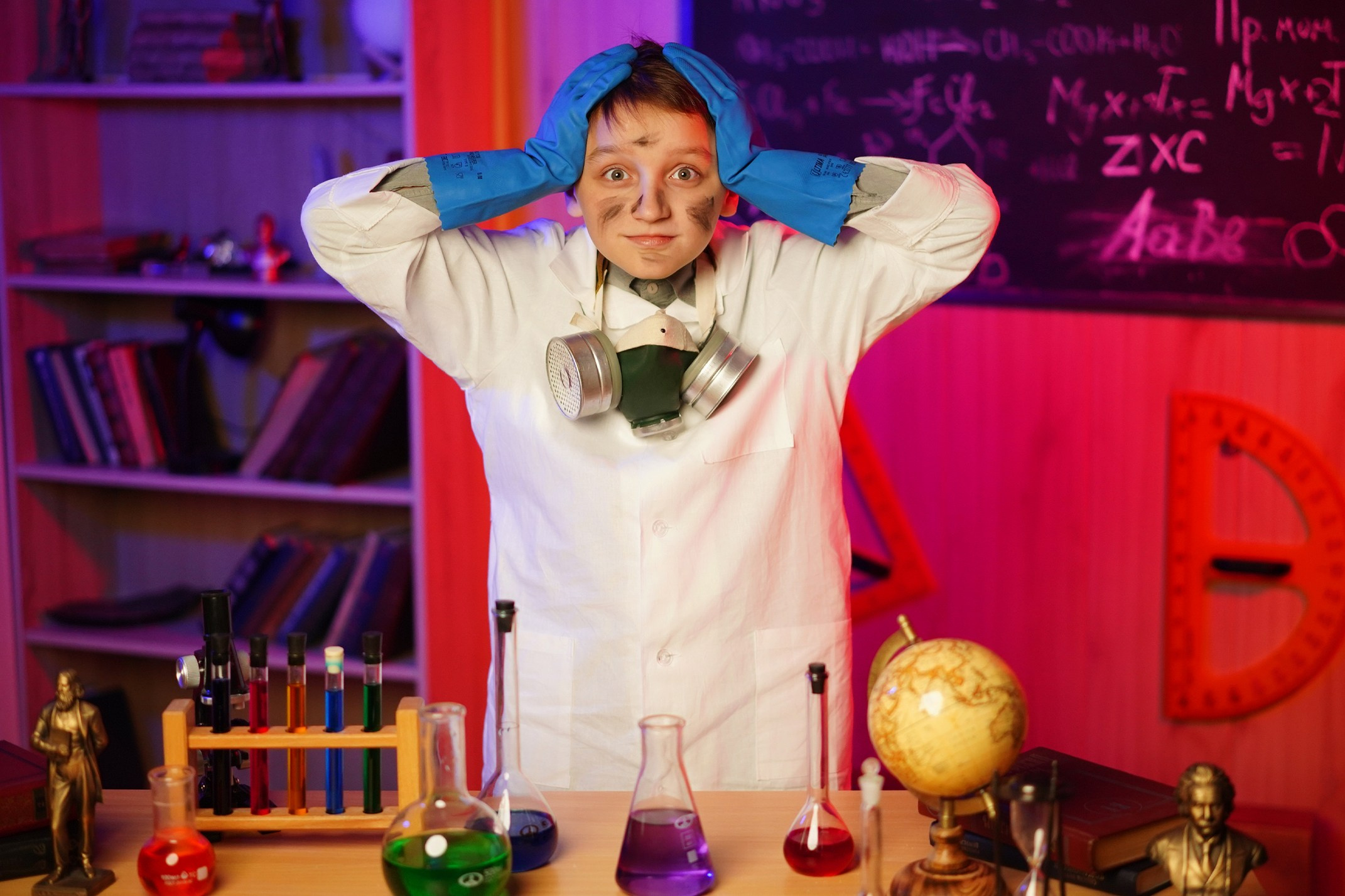 Фотосессия в стиле «Химики». GOTRA — выпускные альбомы в Тюмени