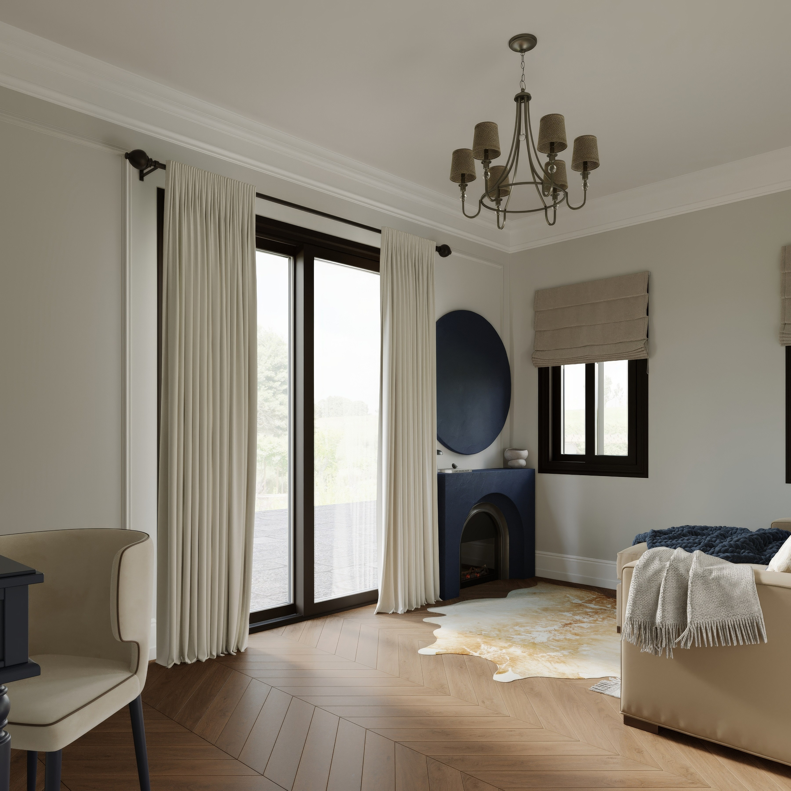 Интерьер кипр, дизайн частного дома, визуализация интерьера, 3D визуализация, уютный интерьер, современная классика, тёплая палитра. 3Д Визуализация Интерьера и Архитектуры