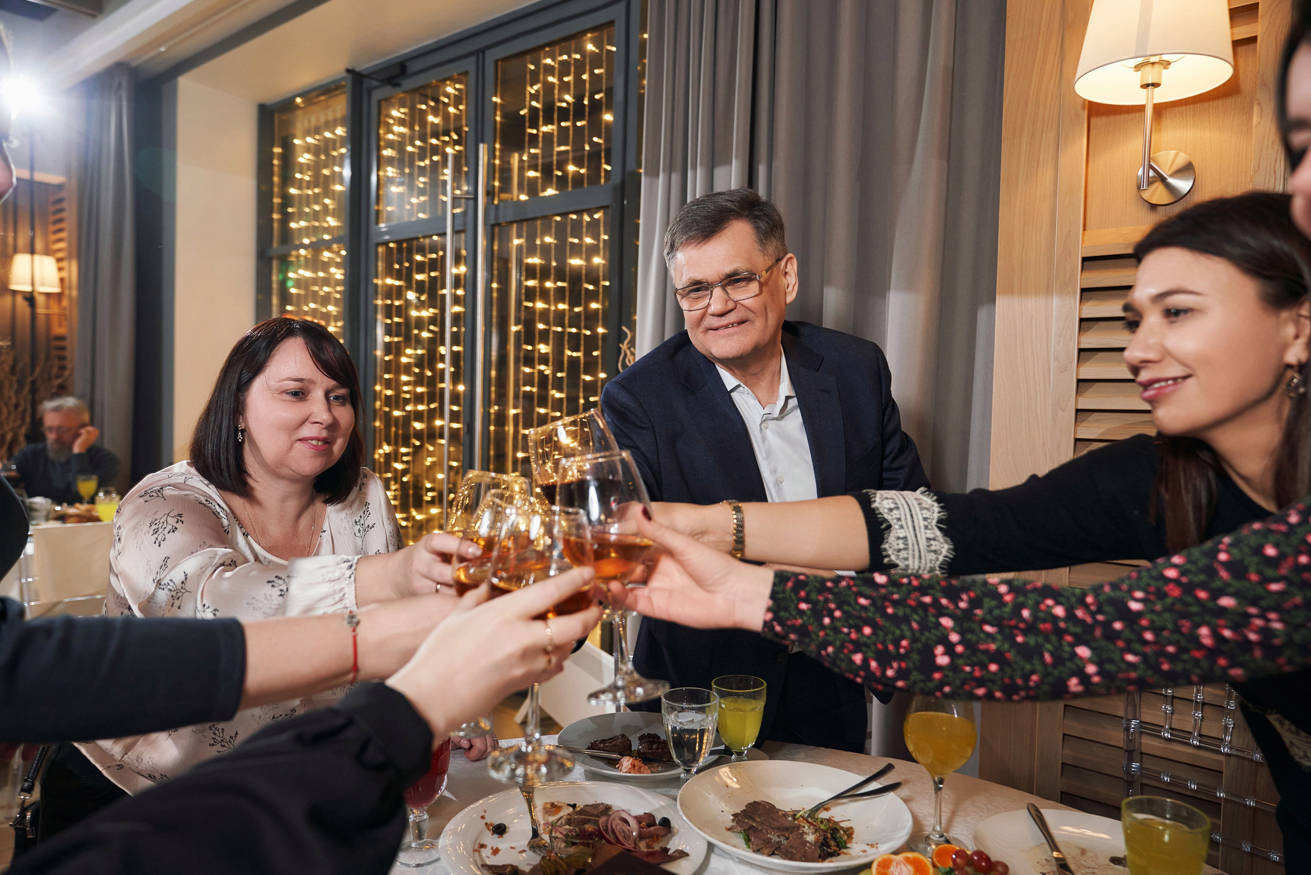 Новогодний корпоратив ДПС-Канцелярия в ресторане Медуза, Долгопрудный