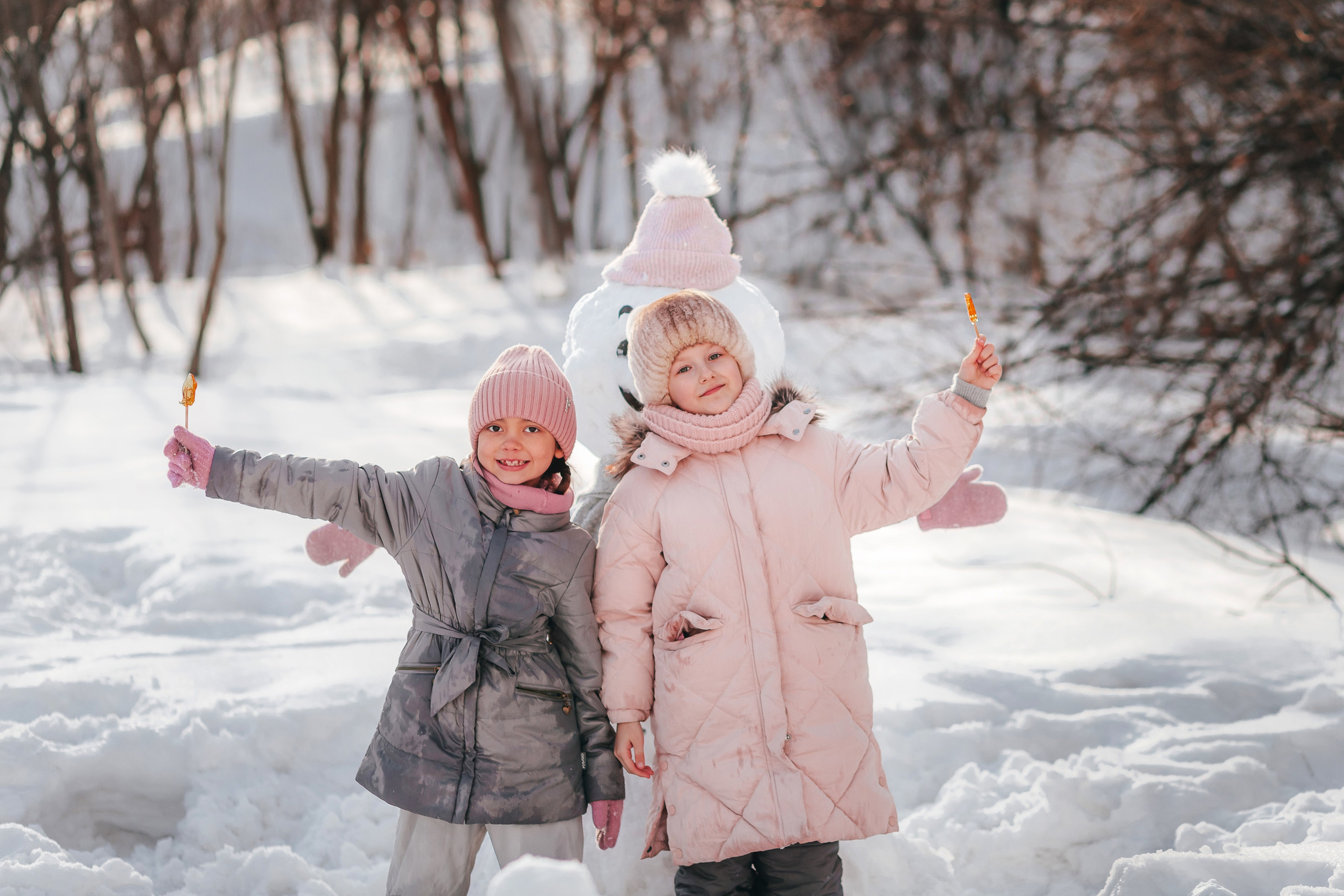 Снеговик. Семейный и детский фотограф в г. Новосибирске Макеева Анастасия