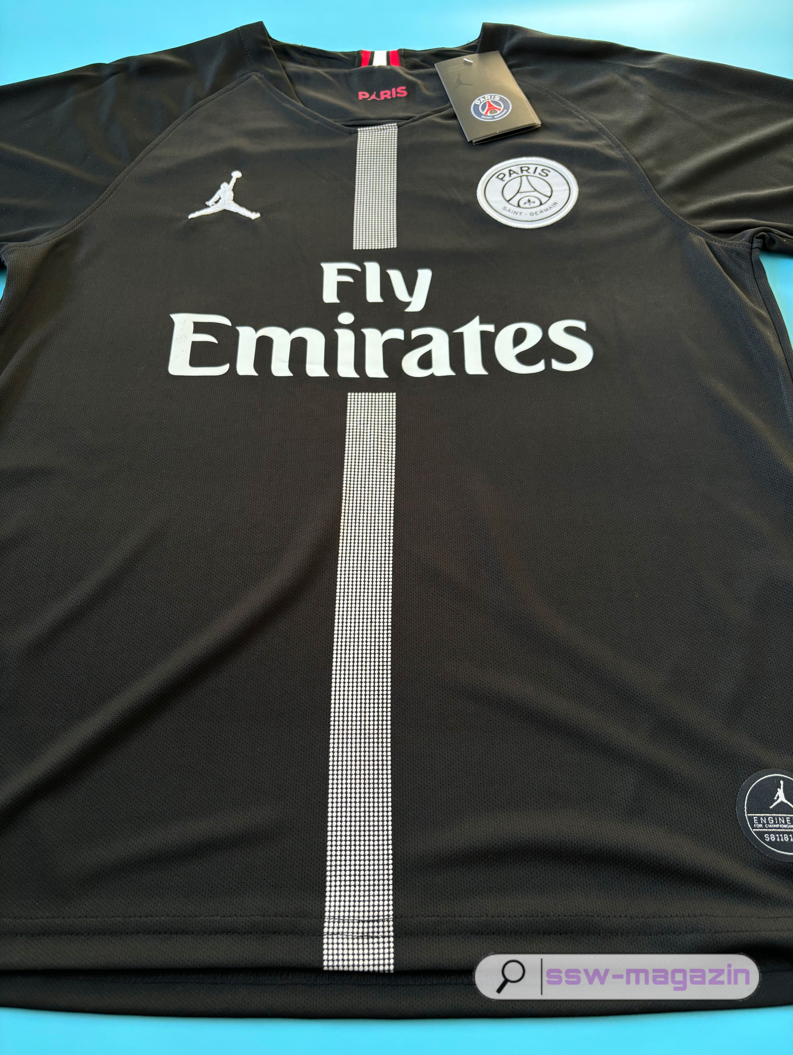 Футболка PSG 2018-2019 чёрная купить. Футбольный магазин — ssw_magazin