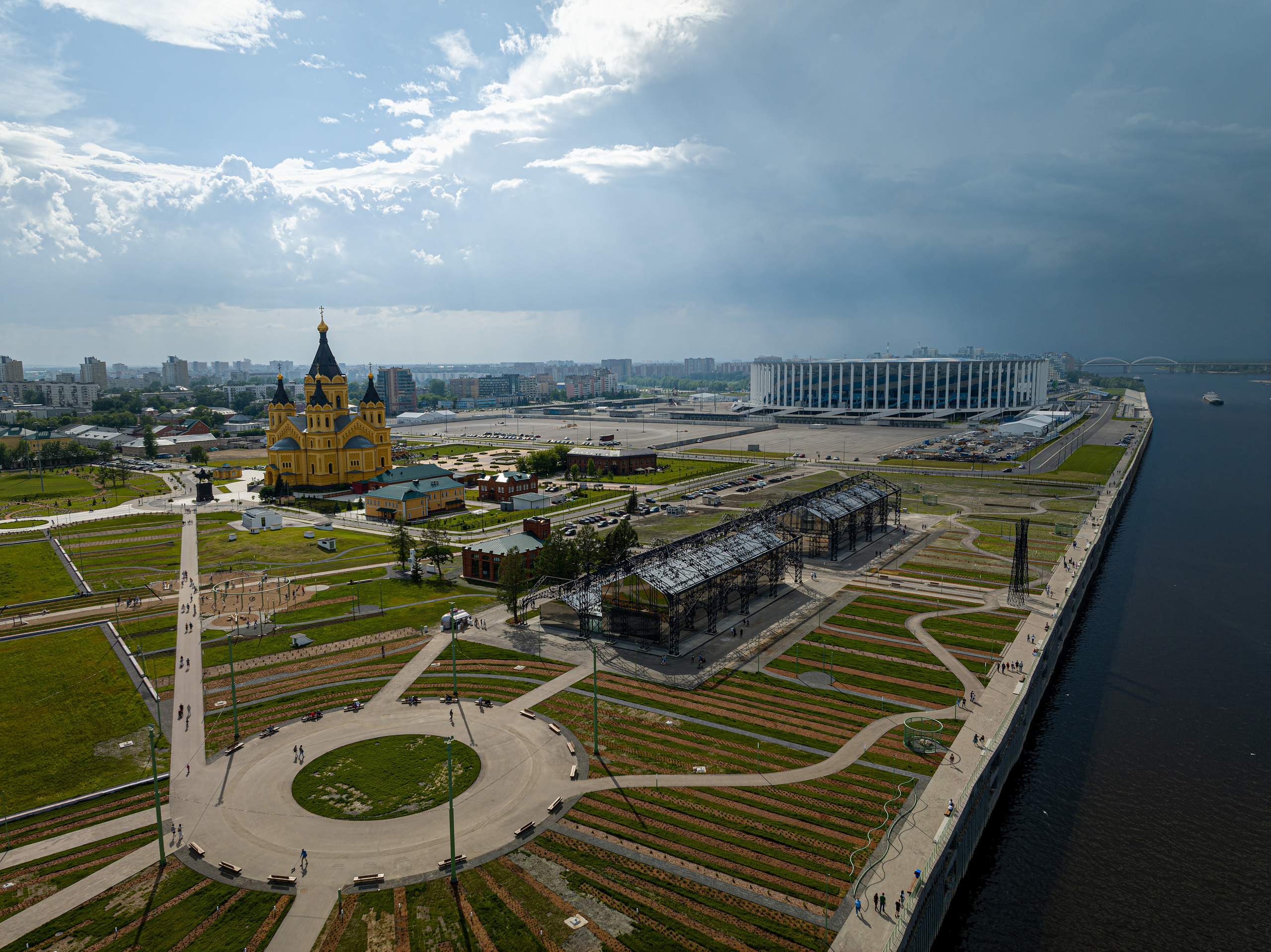 Нижний Новгород. Пакгаузы. Аэросъёмка в России