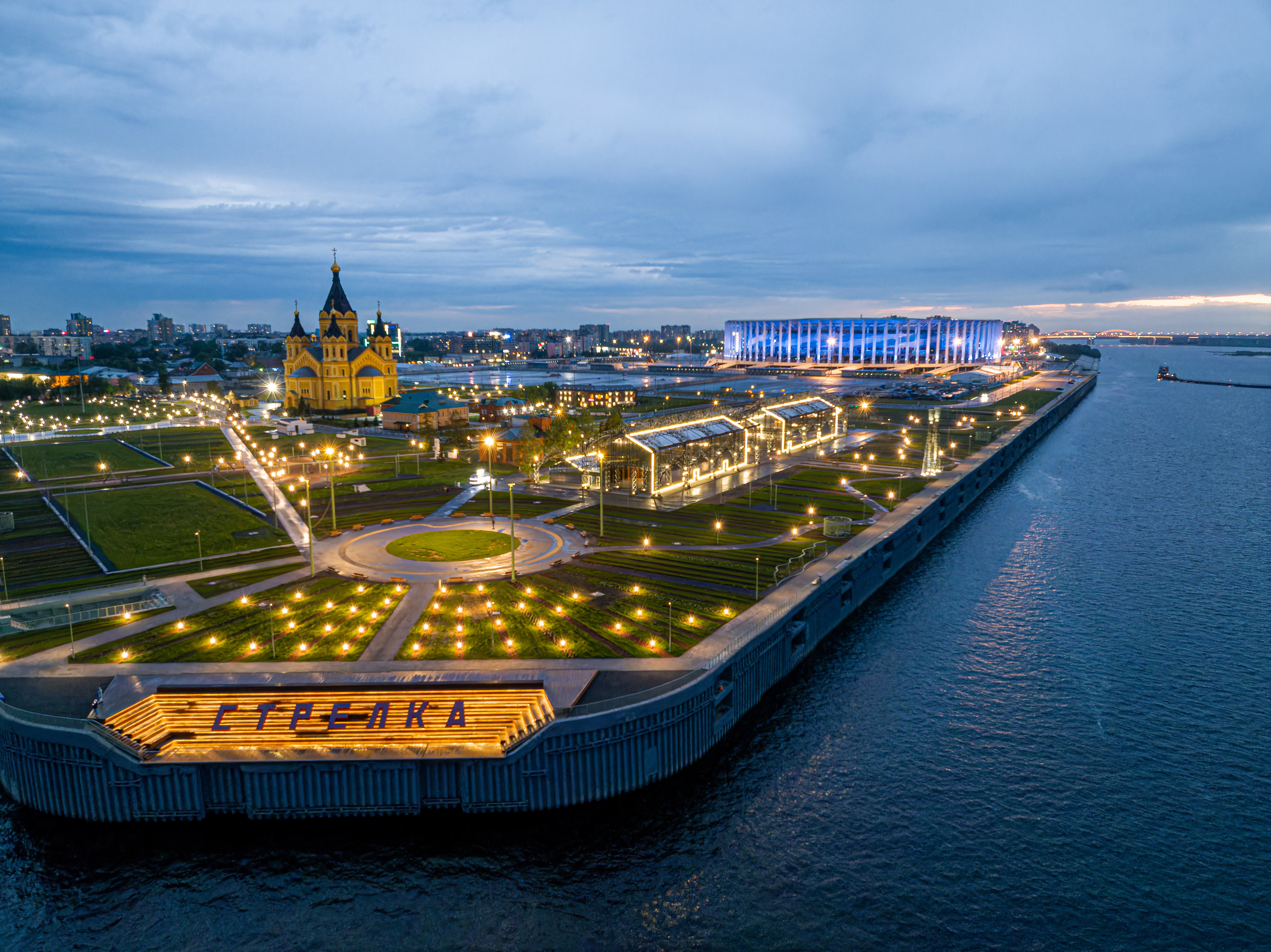 Нижний Новгород. Пакгаузы. Аэросъёмка в России