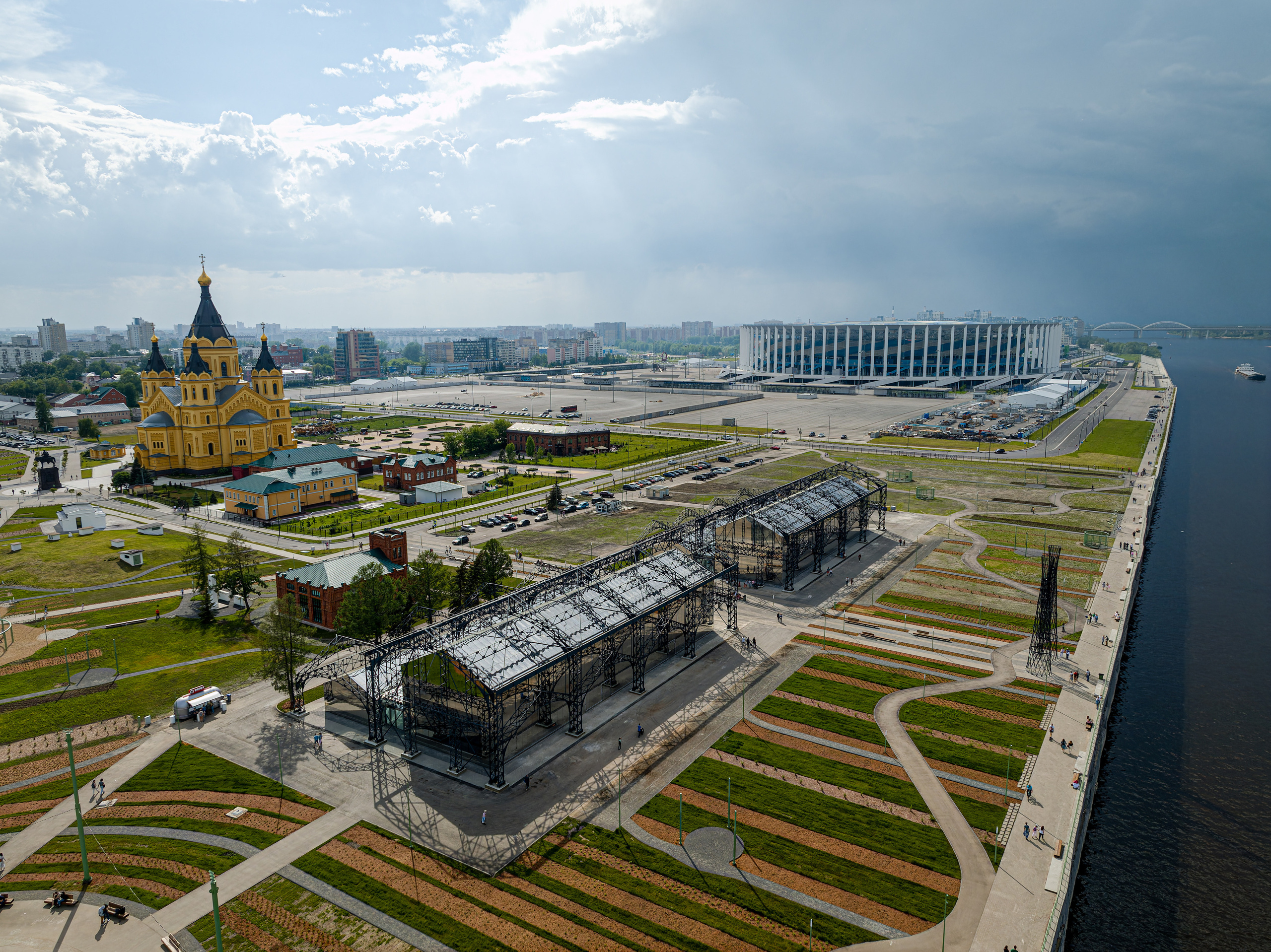 Нижний Новгород. Пакгаузы. Аэросъёмка в России