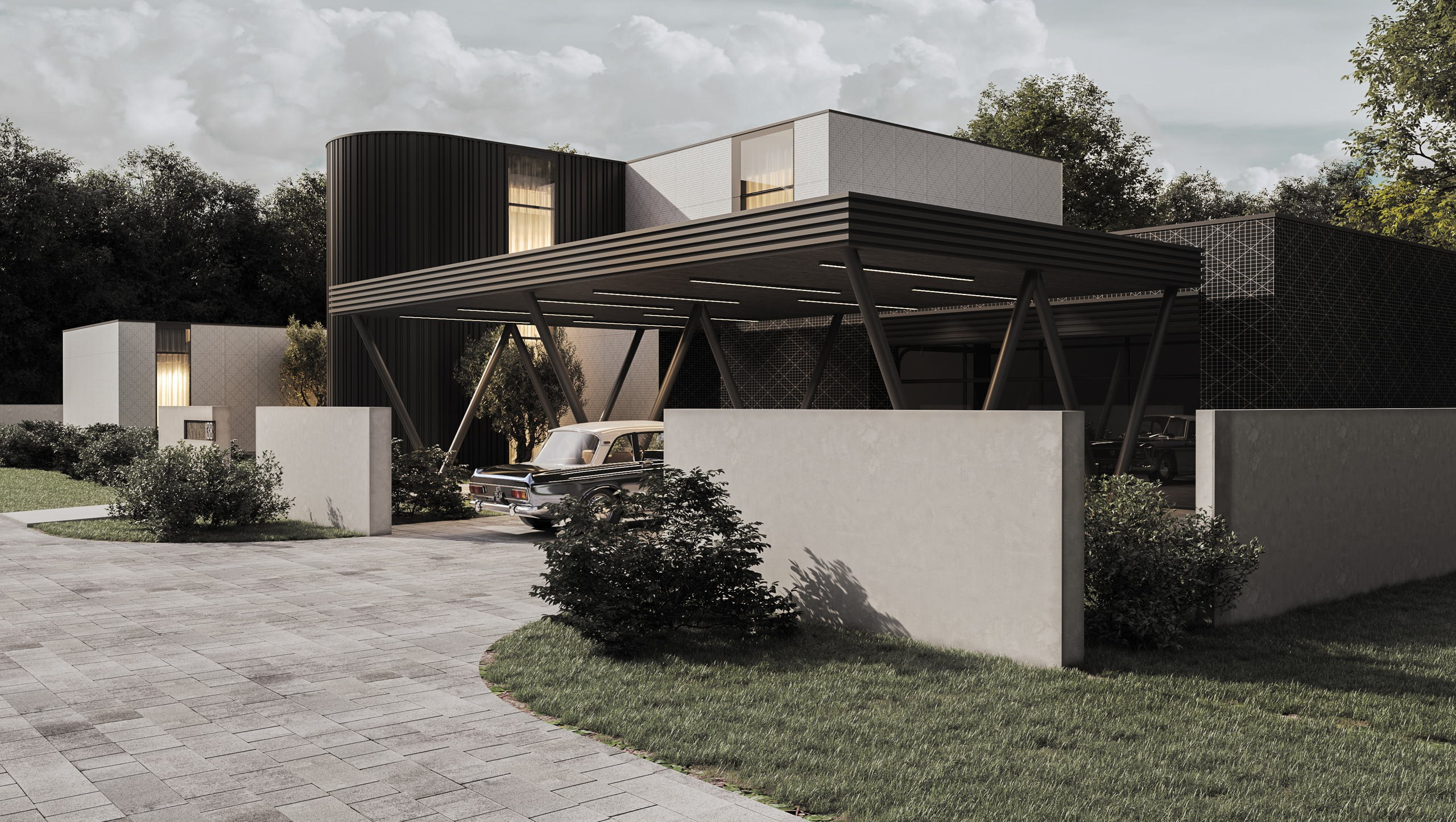 Дом Минимализм. Архитектор | дизайнер | художник Сергей Ратчин в Москве