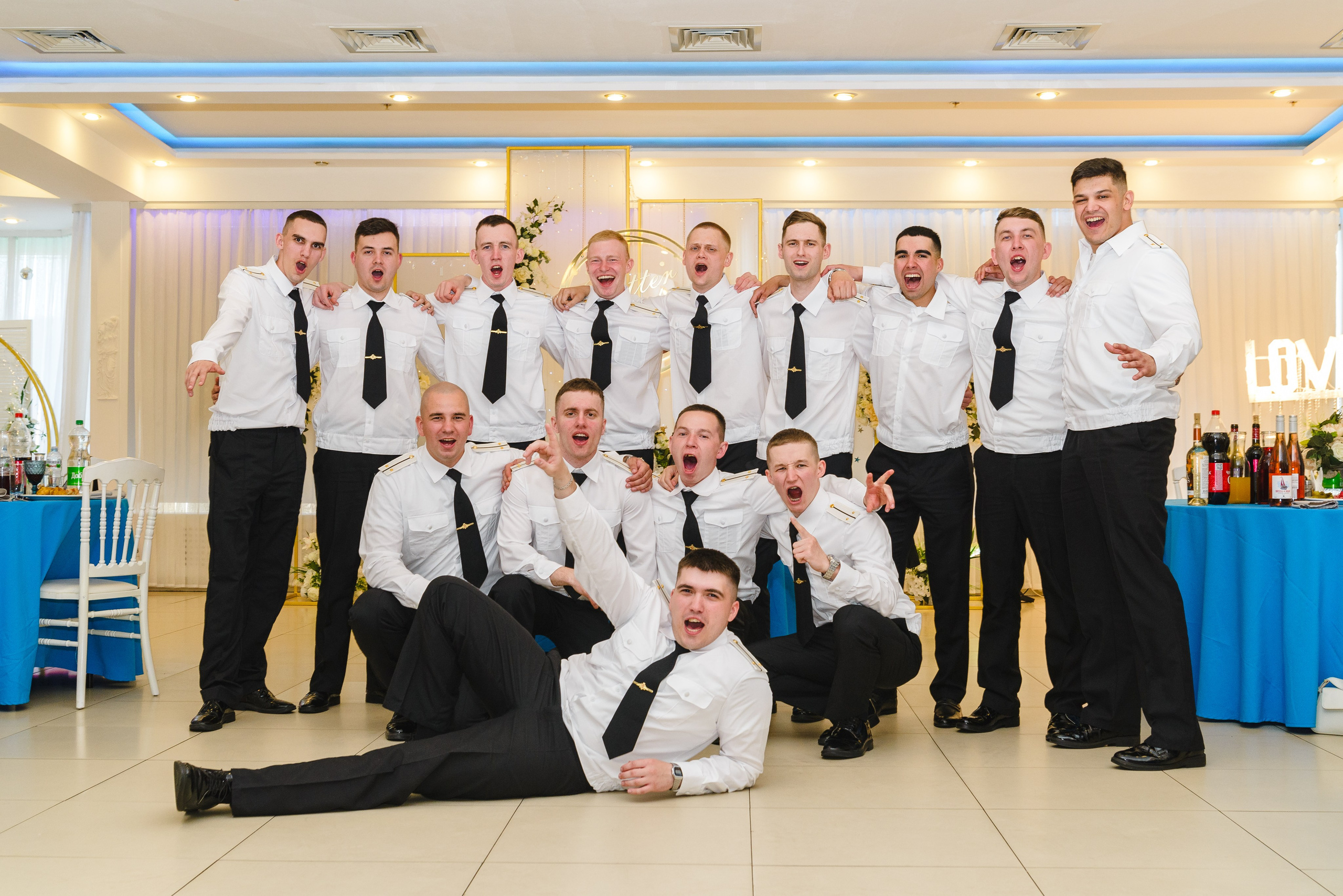 Банкет выпуска курсантов в Питере. Портретный и репортажный фотограф в Санкт-Петербурге