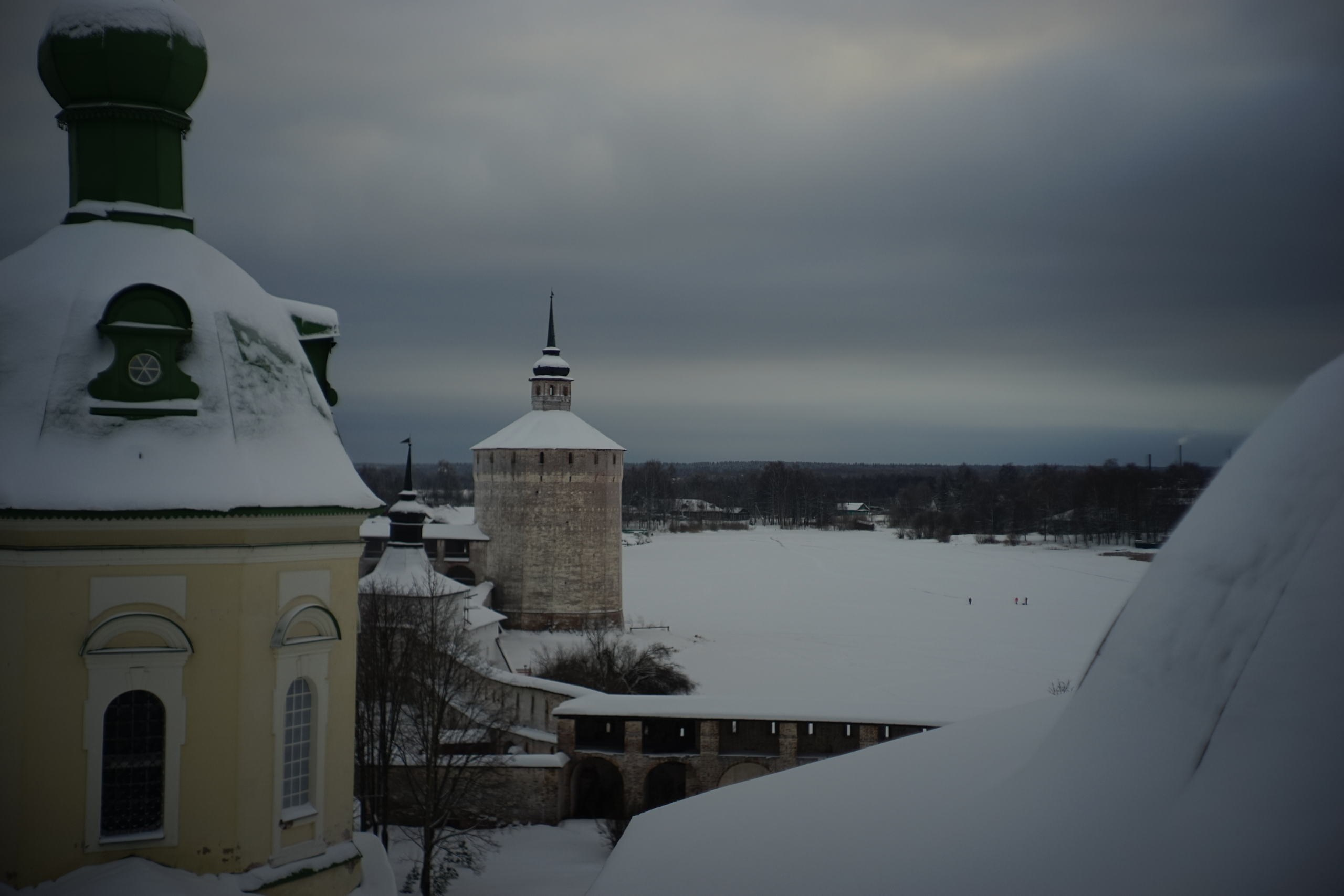 Кирилло-Белозерский монастырь, чудо Вологодской области, Кириллов зимой